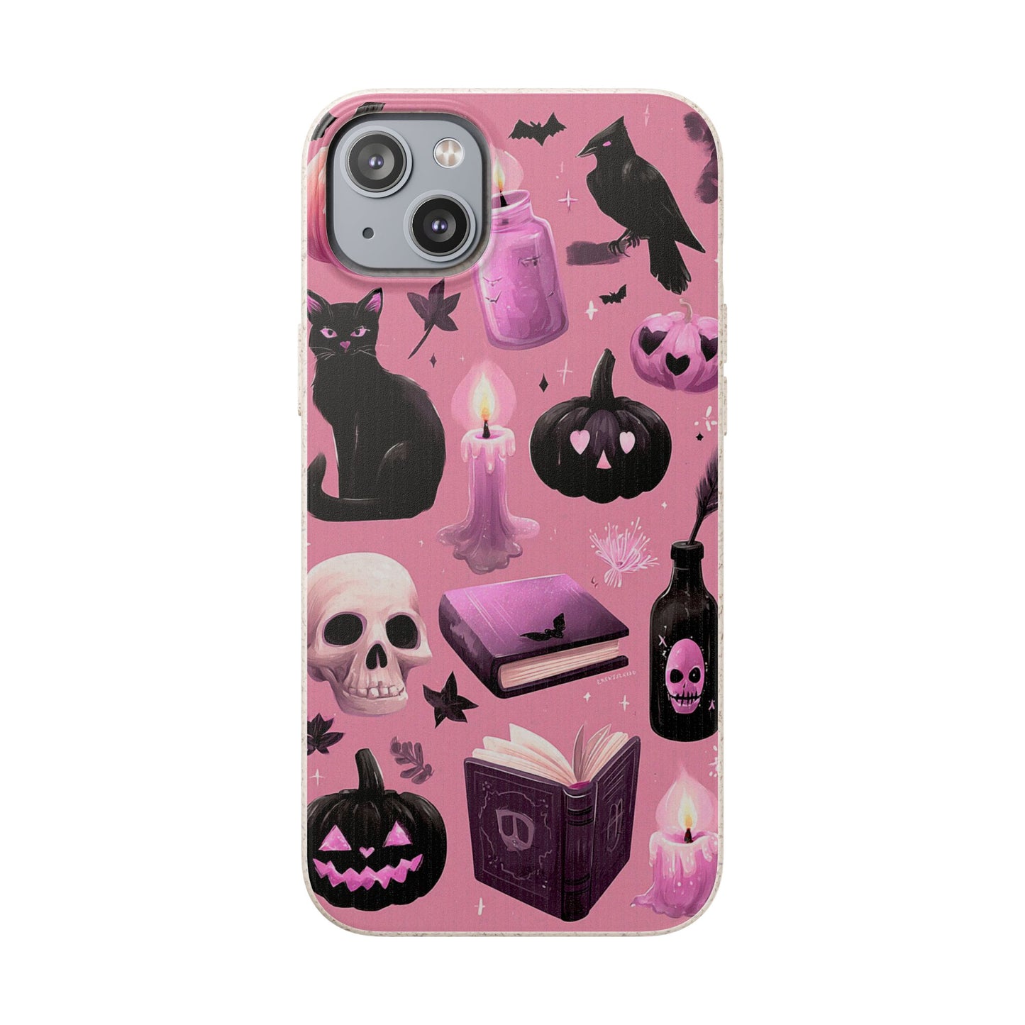 Halloween-Inspired Biodegradable Phone Case, Eco-Friendly Cell Phone Cover, Cute Goth Aesthetic Gift, Sustainable Halloween Decor, [...]