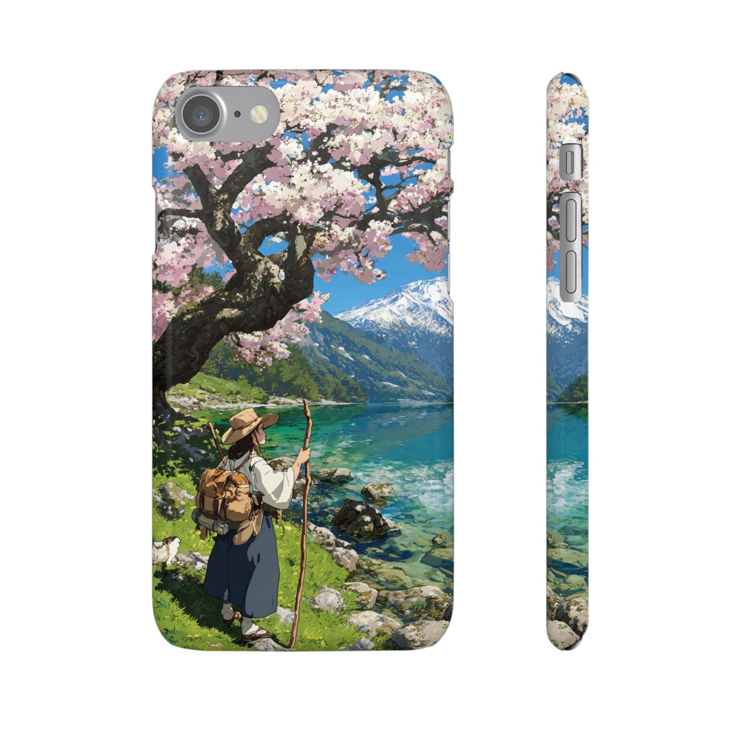 Nature-Inspired Snap Cases for Phone Protection, Floral Phone Covers, Cherry Blossom Aesthetic, Gifts for Nature Lovers, Spring Accessories