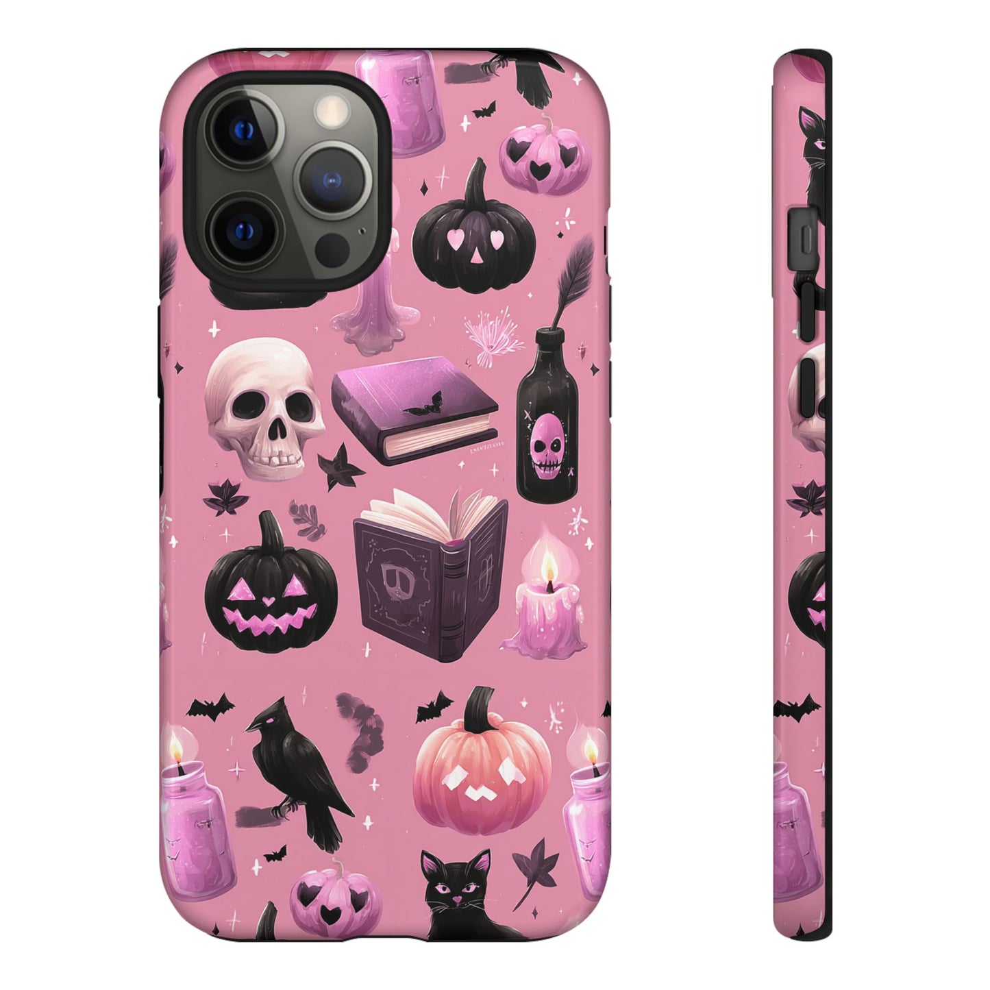 Spooky Phone Case - Halloween Design, Cute Costume Accessory, Fall Decor, Gift for Cat Lovers, Witchy Vibes, Trick or Treat
