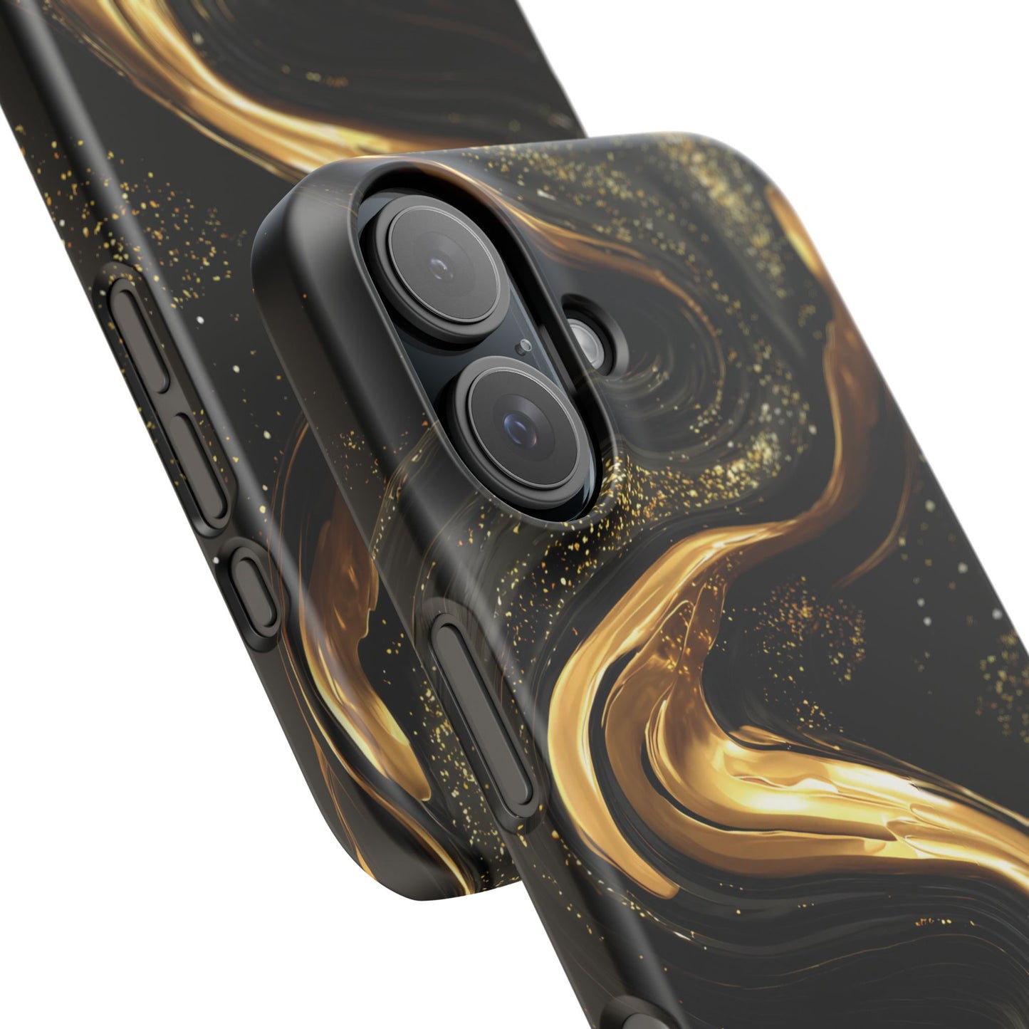 Elegant Gold Swirl Snap Case - Stylish Phone Cover, Modern Accessory, Gift for Her, Luxe Phone Case, Trendy Decor