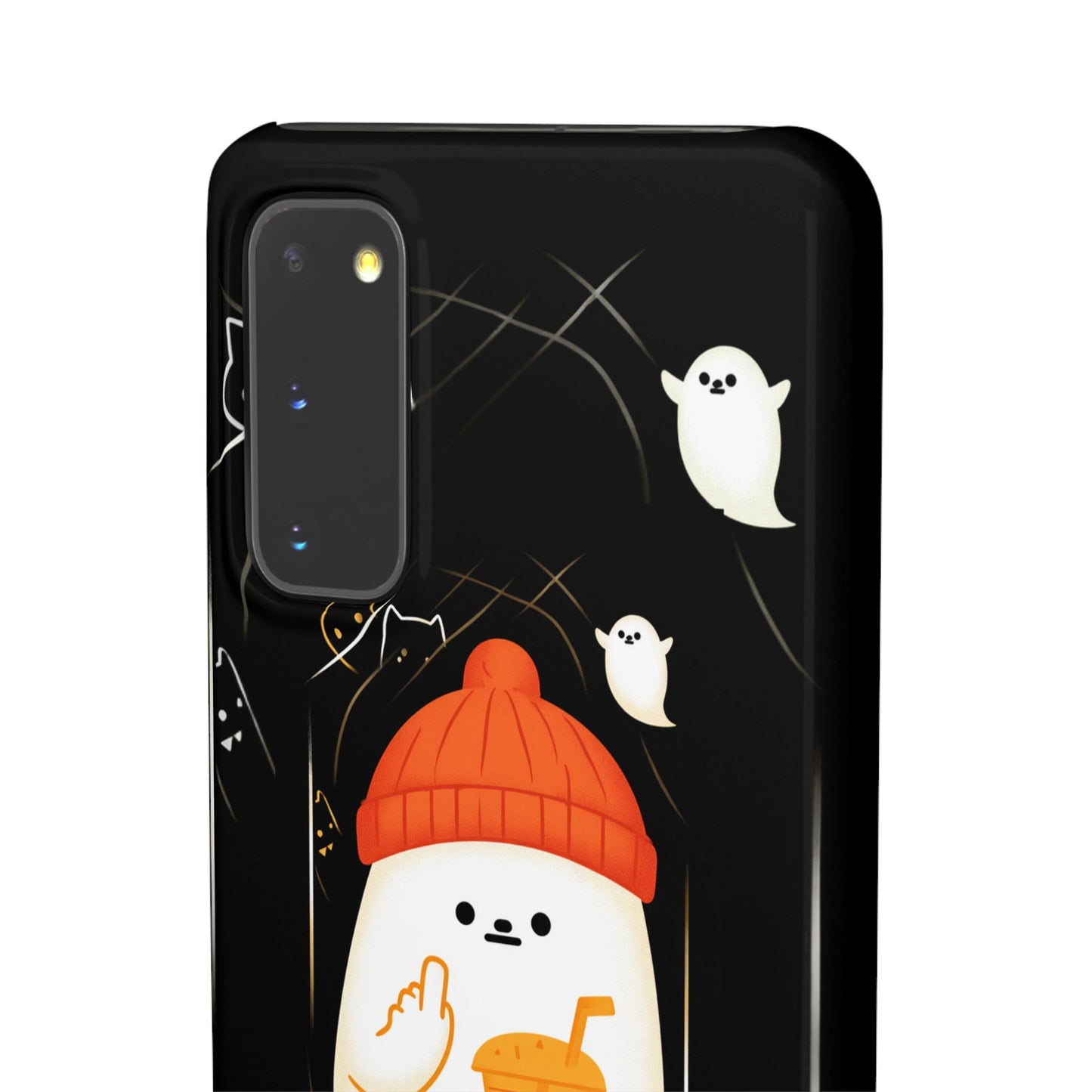 Spook You Halloween Ghost Snap Case Kawaii Protective Phone Cover for iPhone and Samsung