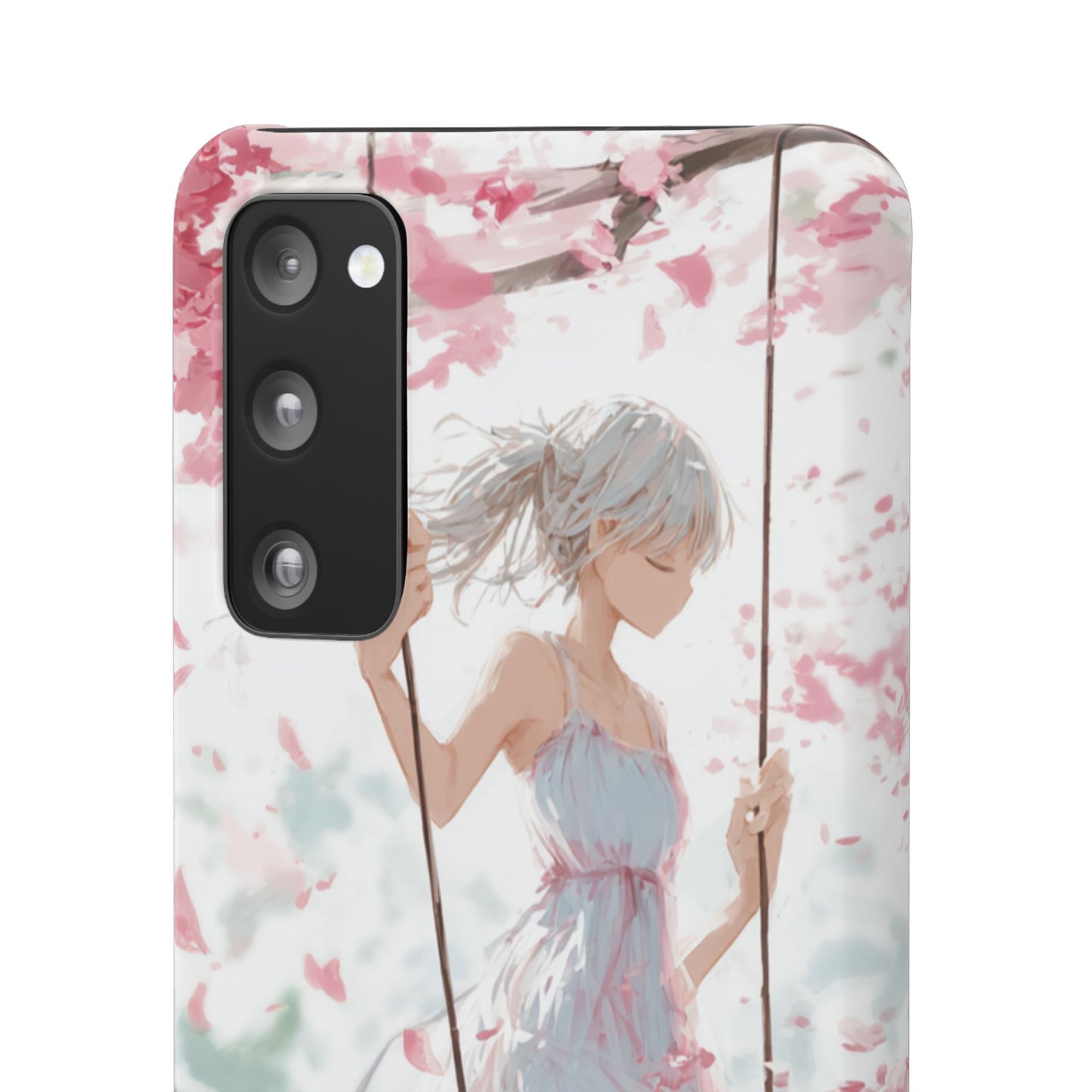 Elegant Floral Snap Cases for iPhone, Personalized Phone Covers, Cute Spring Gifts, Anime Aesthetic Accessories, Flower-themed Cell [...]