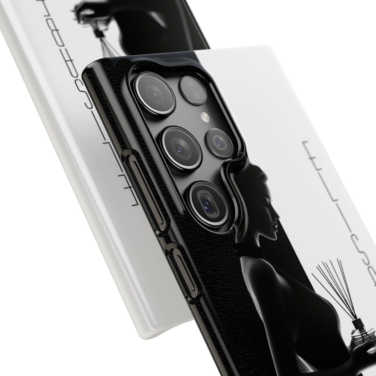 Custom Black and White Snap Case for Women Phone Cover for iPhone and Samsung