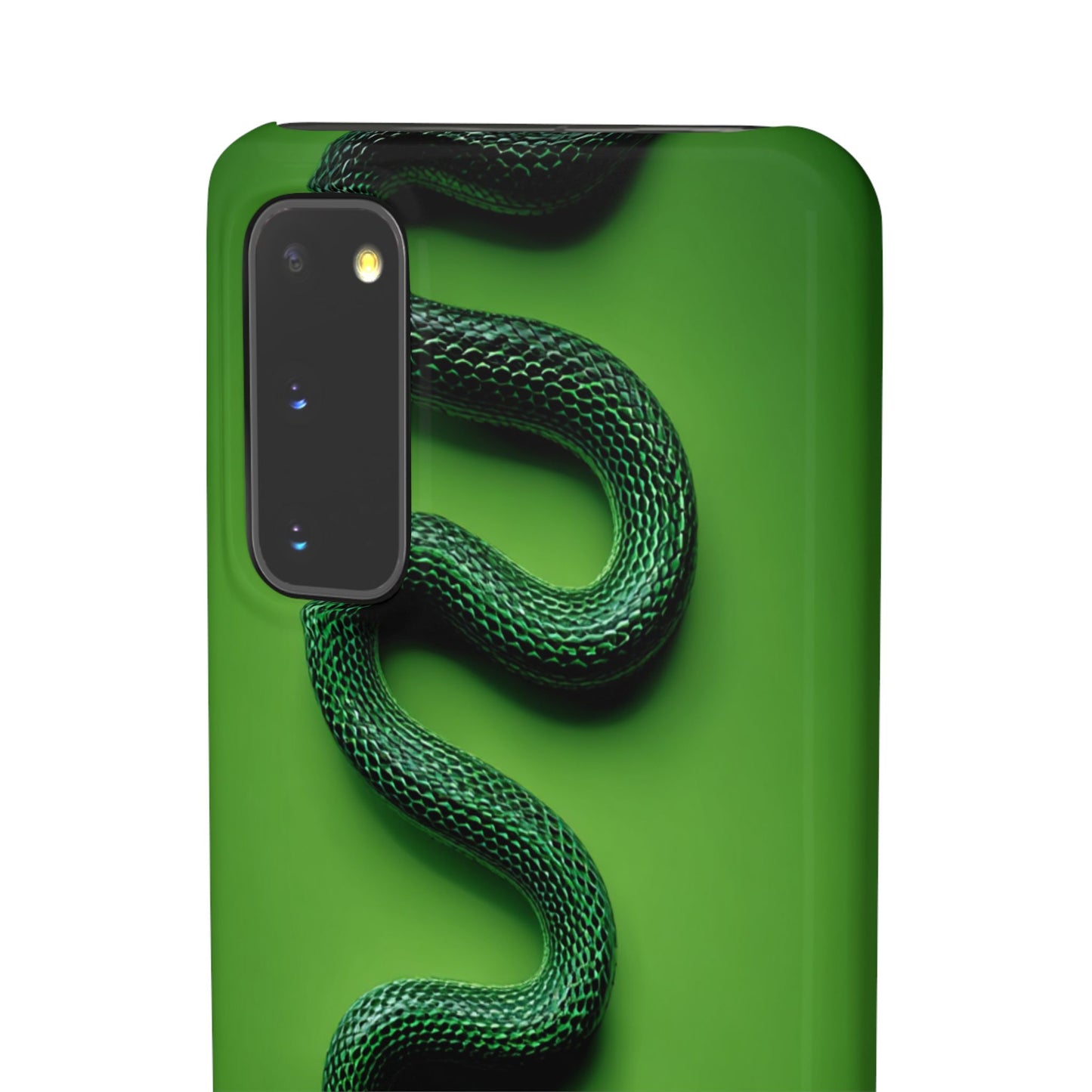 Green Snake Snap Case for iPhone, Stylish Phone Cover, Unique Gift, Trendy Accessory, Birthday, Nature Lover's Phone Case