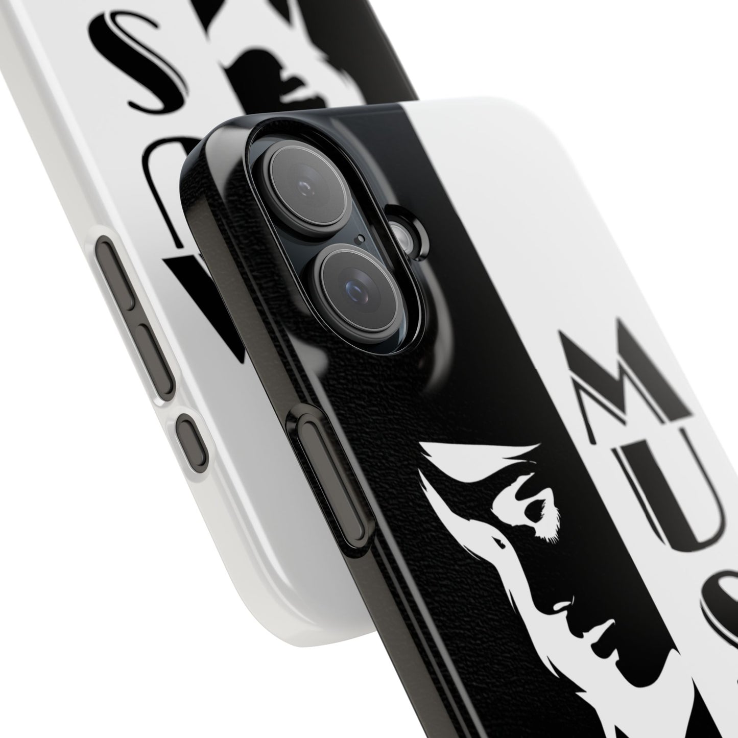 Black And White Bold Muse Snap Case Cover for iPhone and Samsung