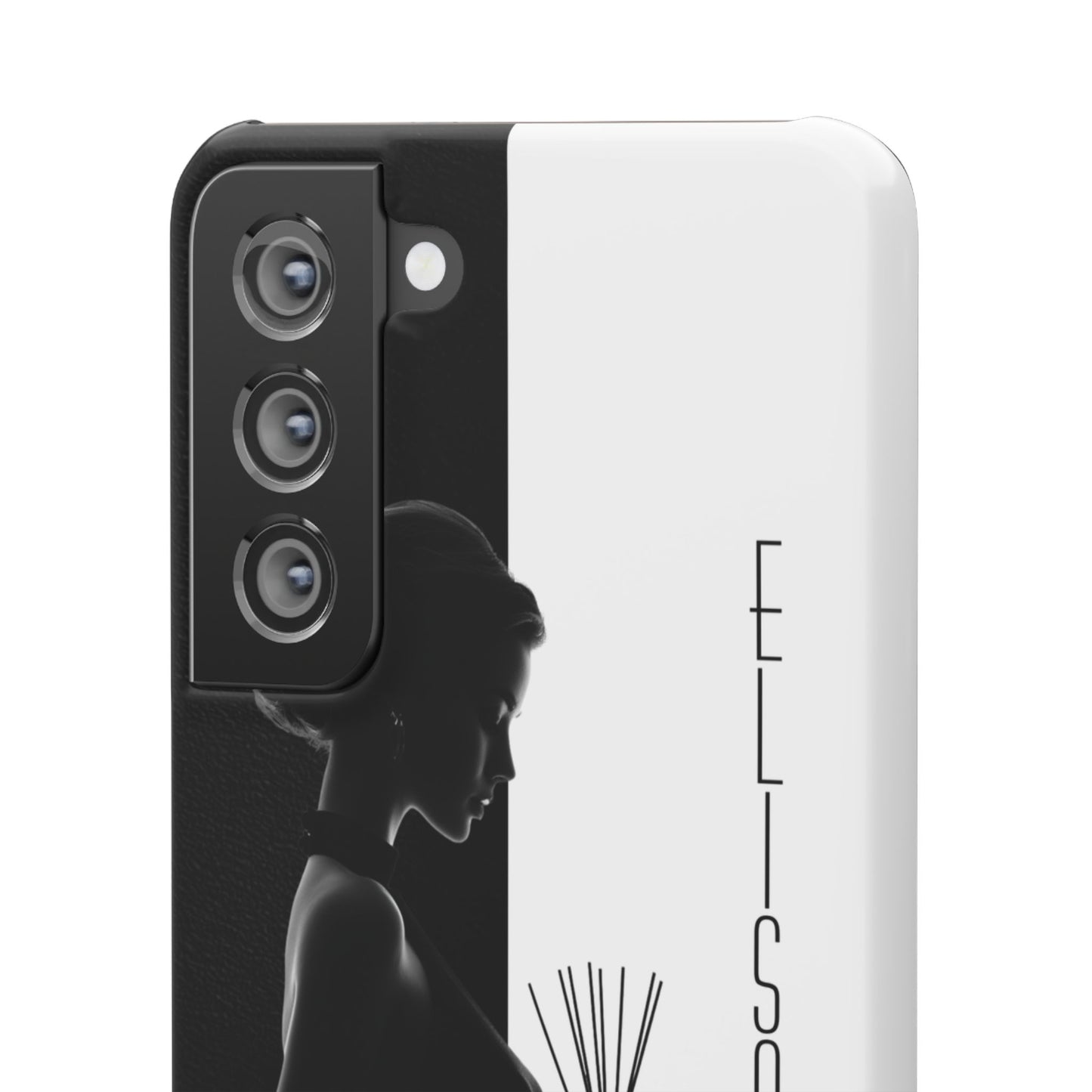 Custom Black and White Snap Case for Women Phone Cover for iPhone and Samsung