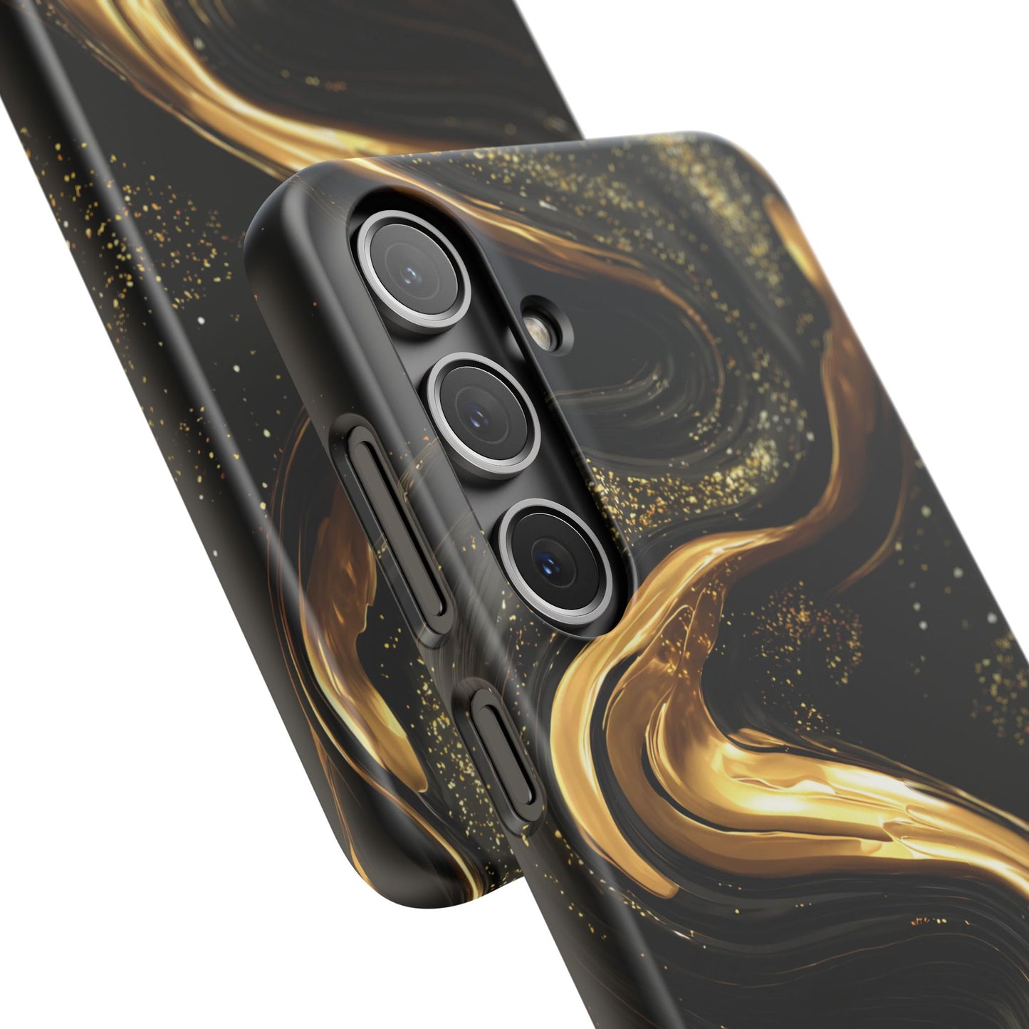 Elegant Gold Swirl Snap Case - Stylish Phone Cover, Modern Accessory, Gift for Her, Luxe Phone Case, Trendy Decor