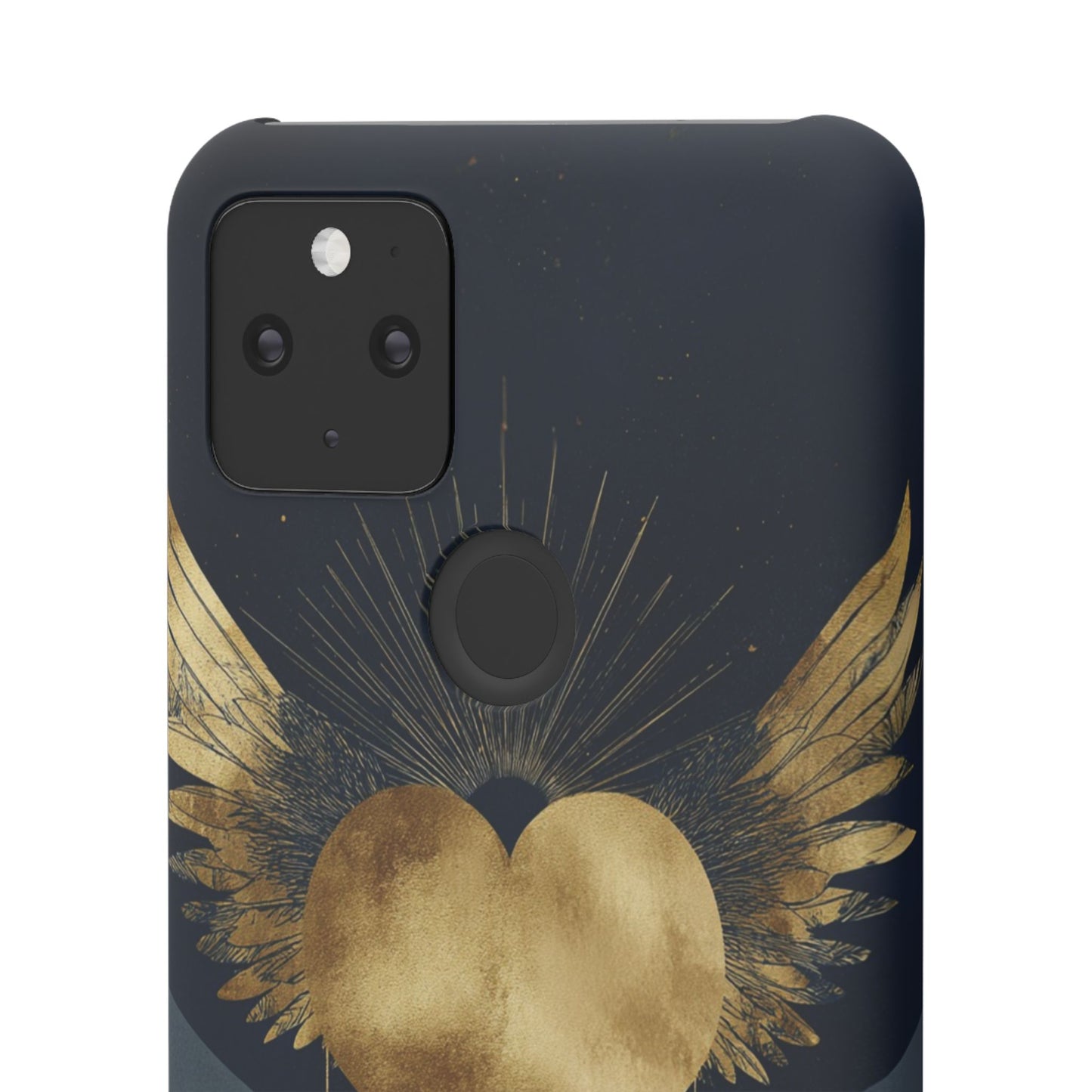 Heart Wing Snap Case, Elegant Phone Cover, Unique Gift, Artistic Accessory, Protective Case for Love and Romance