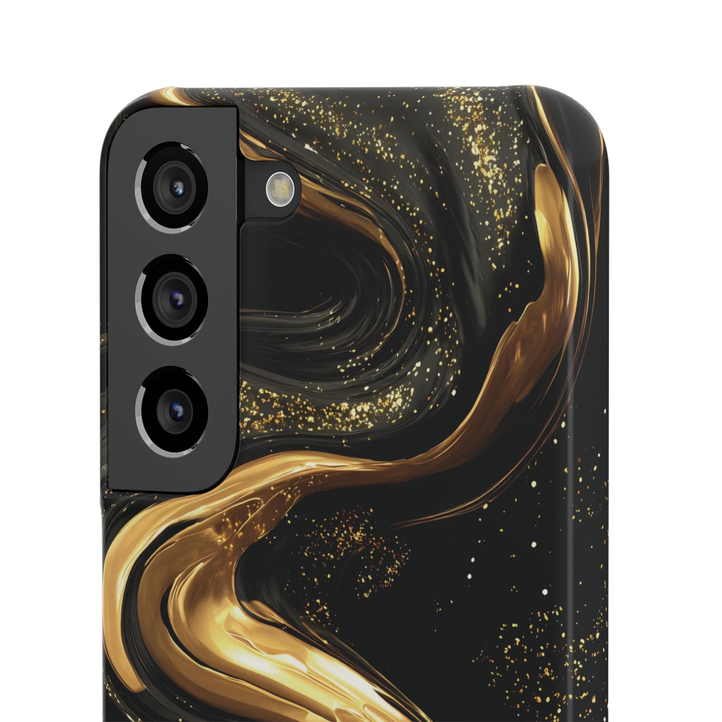 Elegant Gold Swirl Snap Case - Stylish Phone Cover, Modern Accessory, Gift for Her, Luxe Phone Case, Trendy Decor