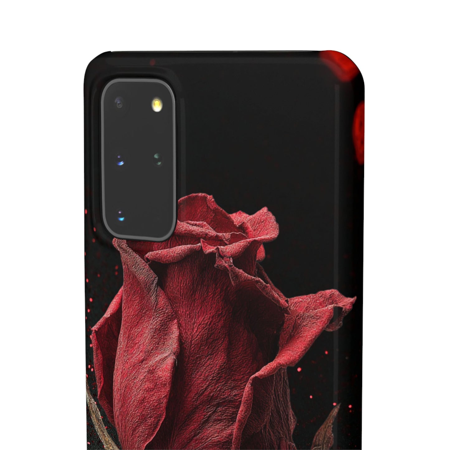 Romantic Rose Snap Case, Floral Phone Cover, Valentines Day Gift, Trendy Mobile Accessory, Heart Design Case, Elegant Phone Protector