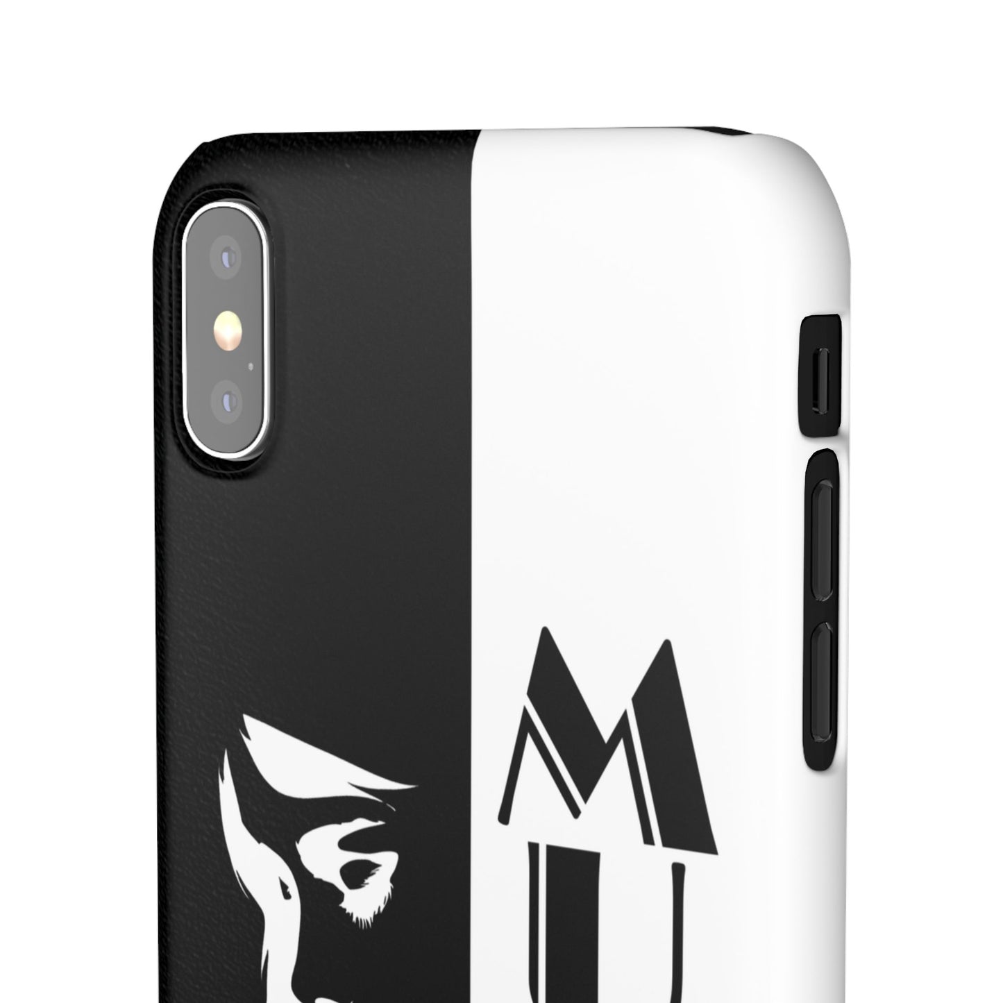 Black And White Bold Muse Snap Case Cover for iPhone and Samsung