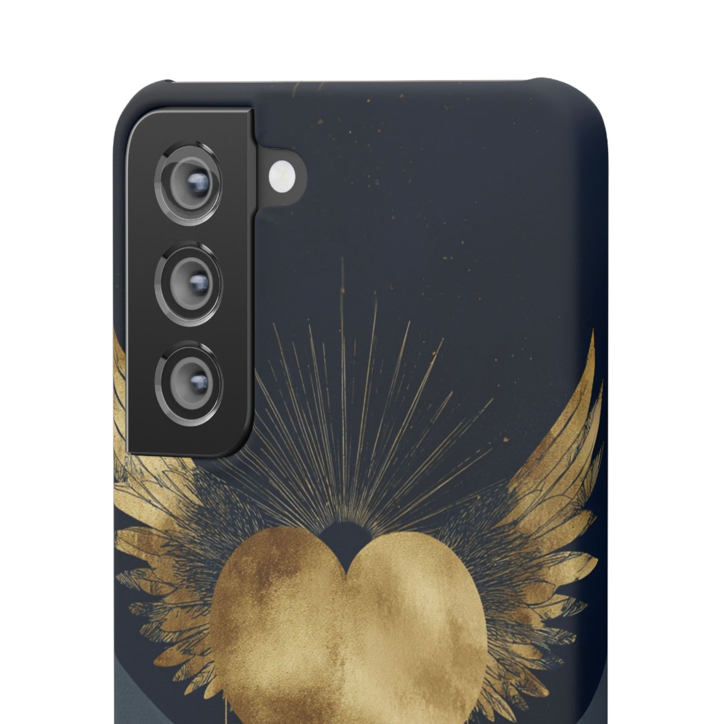 Heart Wing Snap Case, Elegant Phone Cover, Unique Gift, Artistic Accessory, Protective Case for Love and Romance