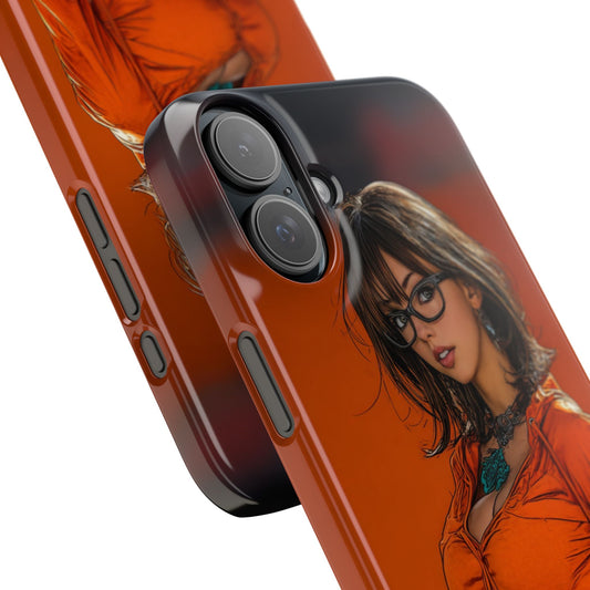 Velma Dinkley Cleveland Browns Fan Snap Cases, Phone Cover, Cartoon Style Art, Custom Case, Protective Shell