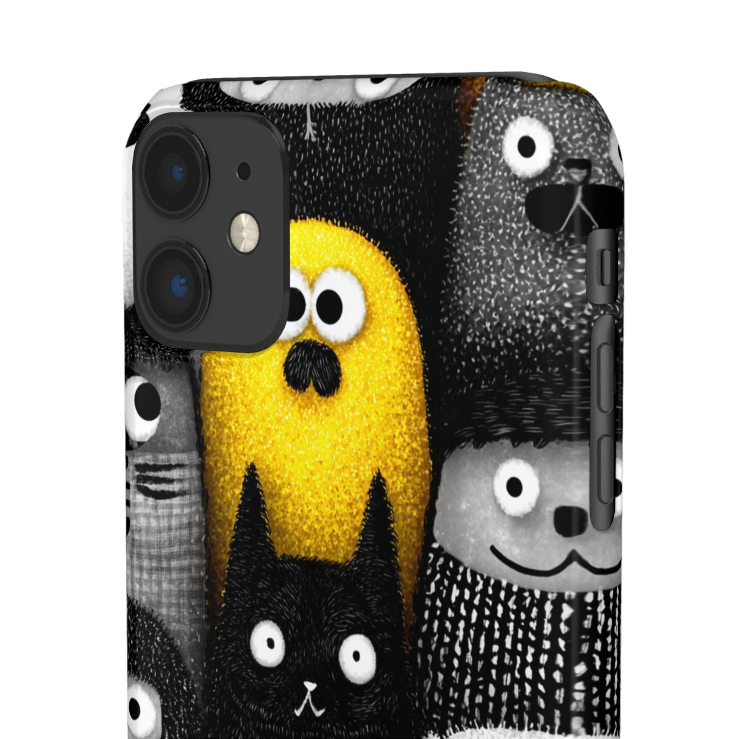 Colorful Character Snap Cases, Cute Phone Cover, Unique Gift for Kids, Fun Accessory, Perfect for Birthdays, Holidays