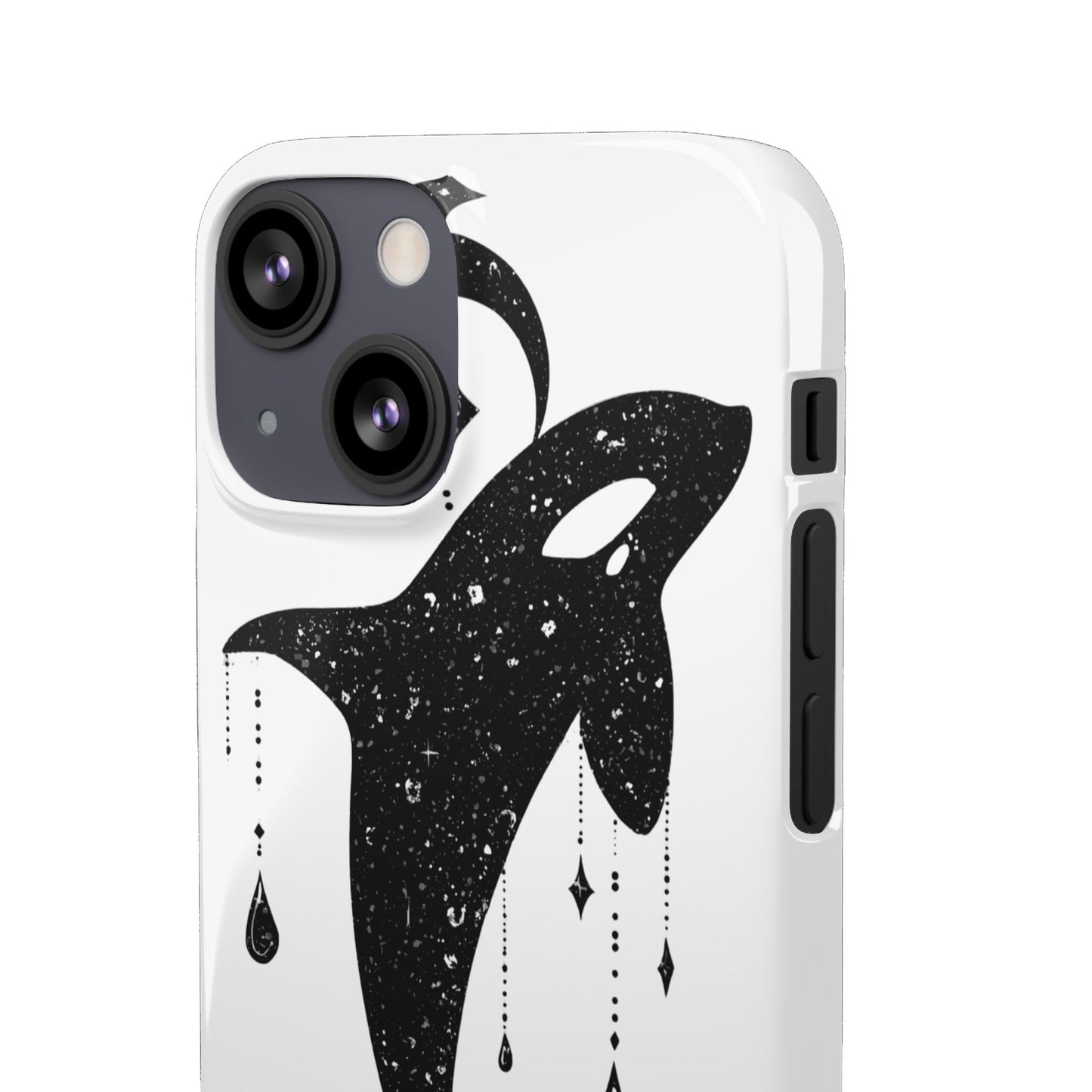 Celestial Orca Snap Case | Phone Cover, Whale Lover Gift, Cosmic Decor, Unique Art, Ocean Vibe