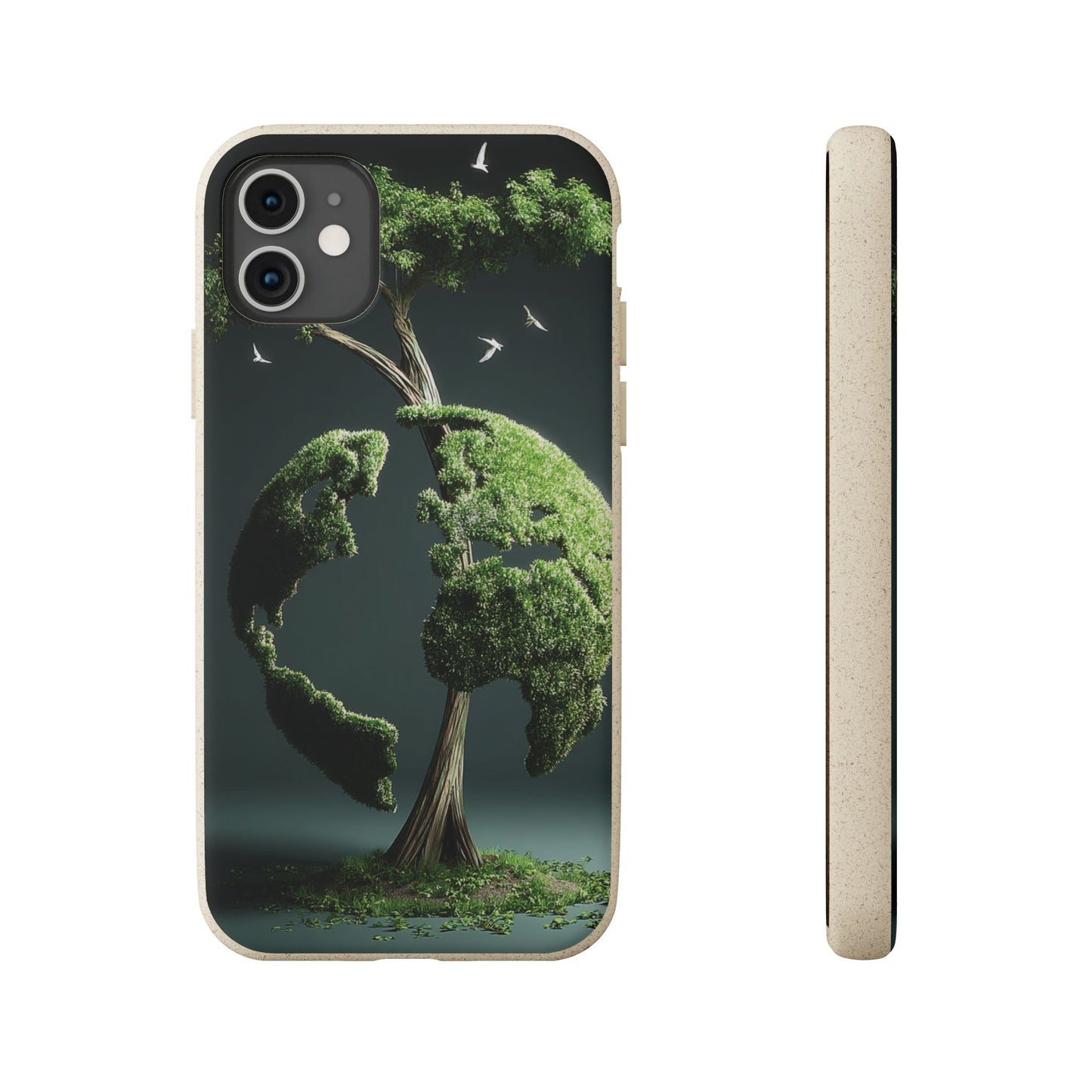 Eco-Friendly Phone Case with Nature Design, Sustainable iPhone Cover, Biodegradable Cellphone Accessories, Green Earth Gift, Earth Day [...]