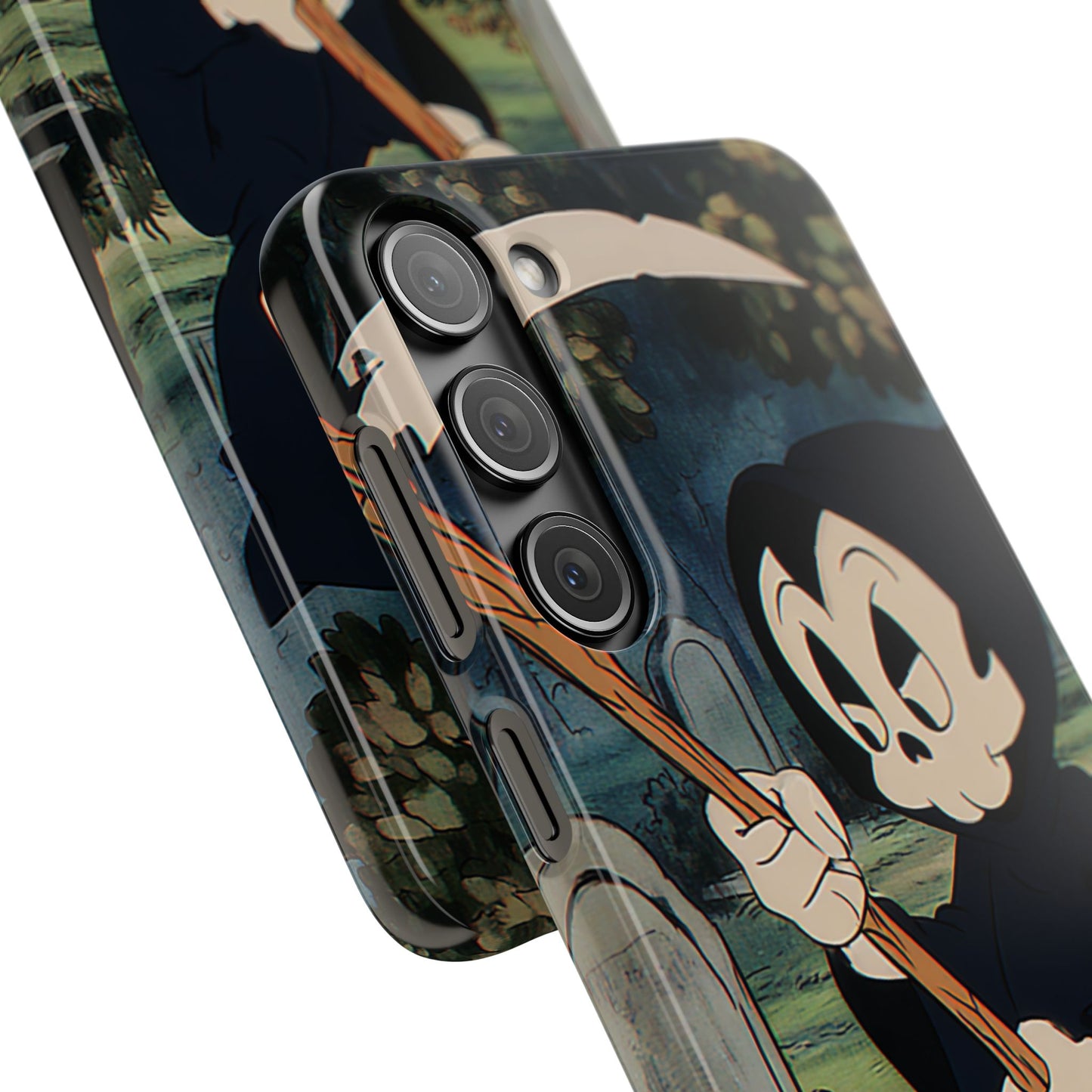 Grim Reaper Snap Case, Halloween Phone Case, Cute Death Phone Cover, Spooky Accessories, Unique Phone Protector
