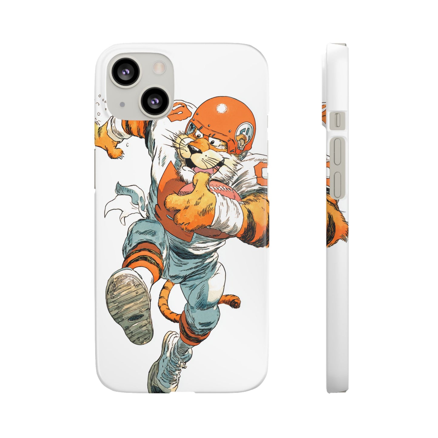 Cincinnati Bengals Snap Cases, Football Fans Phone Case, Tiger Cartoon Art Design, Football Lover Gift, Protective Phone Cover