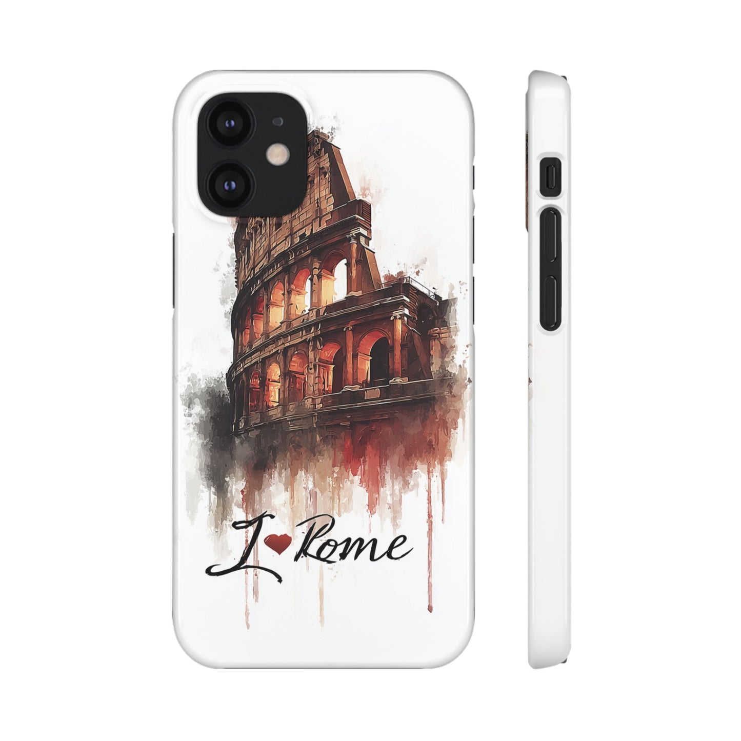 I Love Rome Snap Cases, Urban Phone Covers, Travel Accessories, Gift for Travelers, City Love Merch
