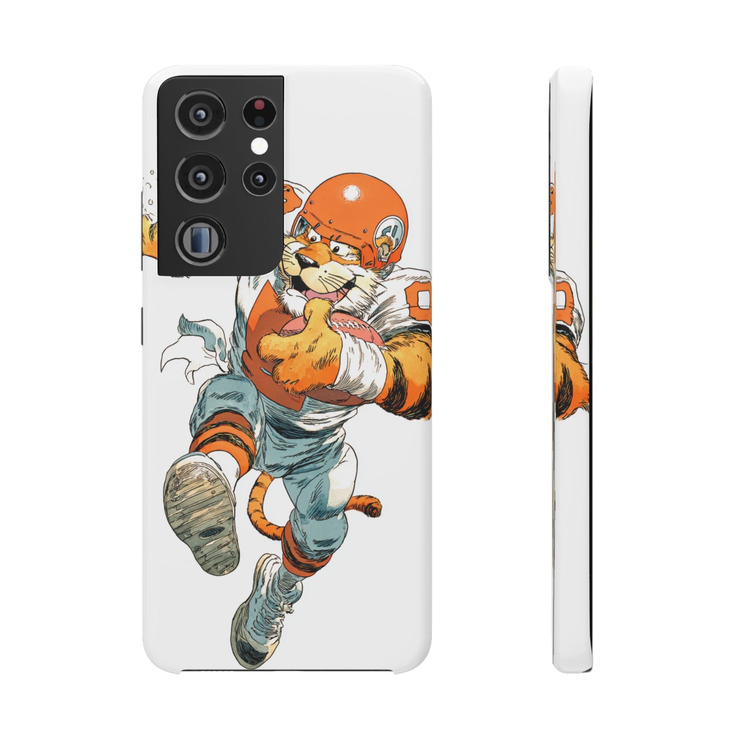Cincinnati Bengals Snap Cases, Football Fans Phone Case, Tiger Cartoon Art Design, Football Lover Gift, Protective Phone Cover