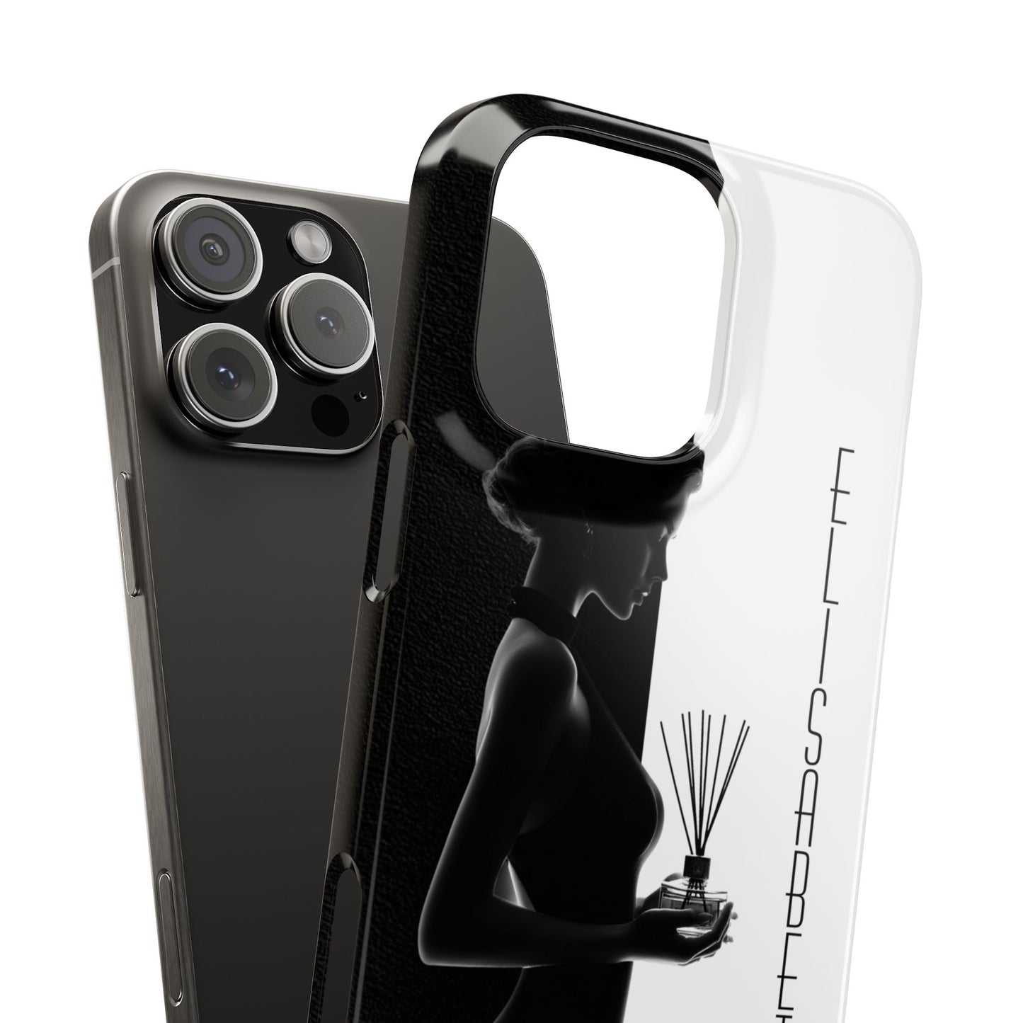 Custom Black and White Snap Case for Women Phone Cover for iPhone and Samsung