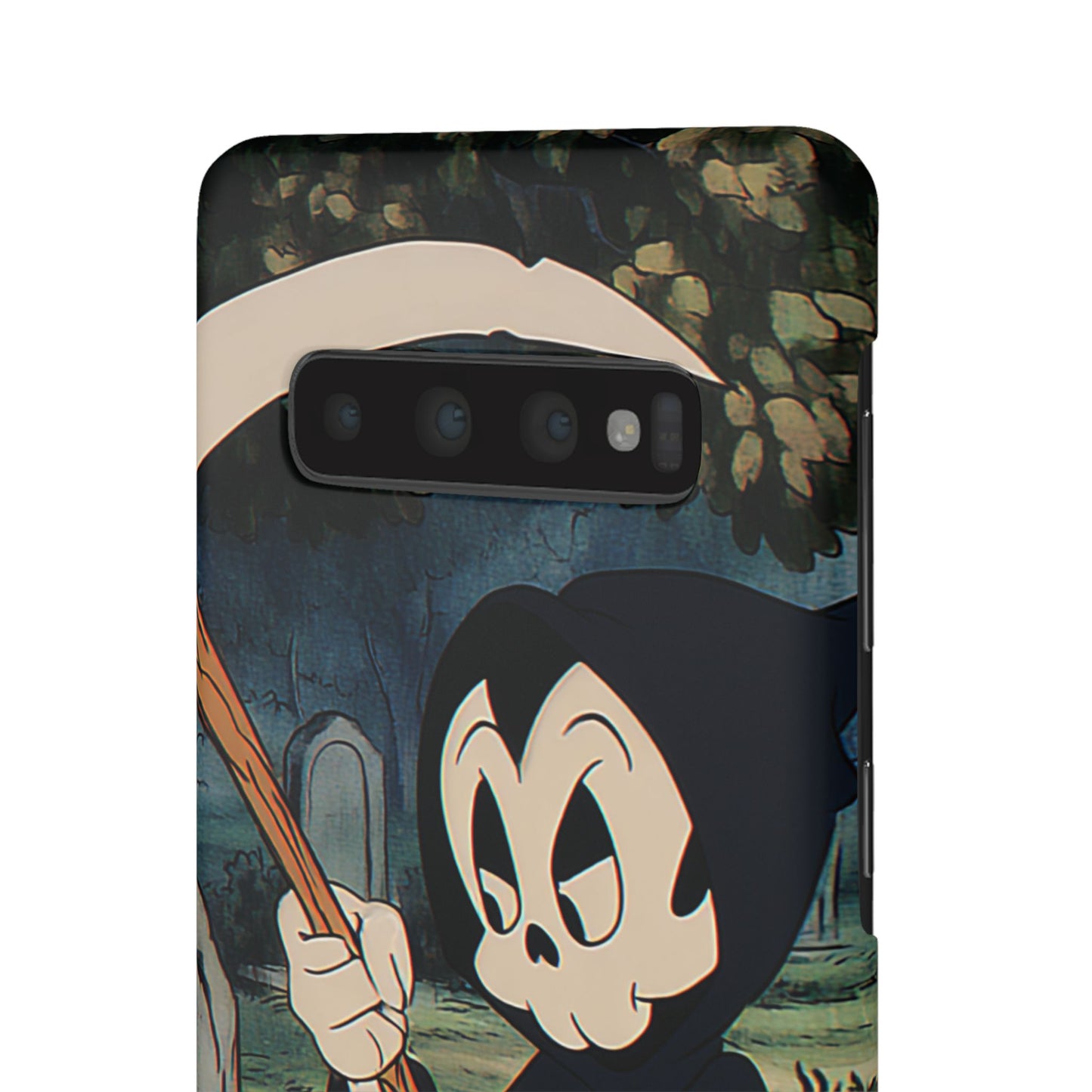 Grim Reaper Snap Case, Halloween Phone Case, Cute Death Phone Cover, Spooky Accessories, Unique Phone Protector