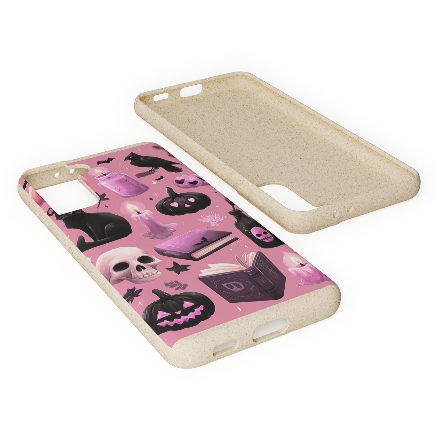 Halloween-Inspired Biodegradable Phone Case, Eco-Friendly Cell Phone Cover, Cute Goth Aesthetic Gift, Sustainable Halloween Decor, [...]