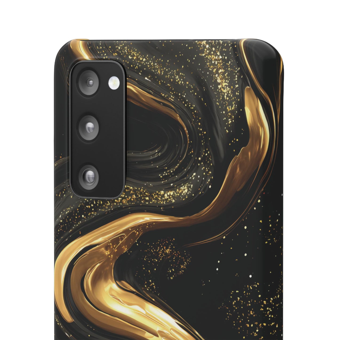 Elegant Gold Swirl Snap Case - Stylish Phone Cover, Modern Accessory, Gift for Her, Luxe Phone Case, Trendy Decor