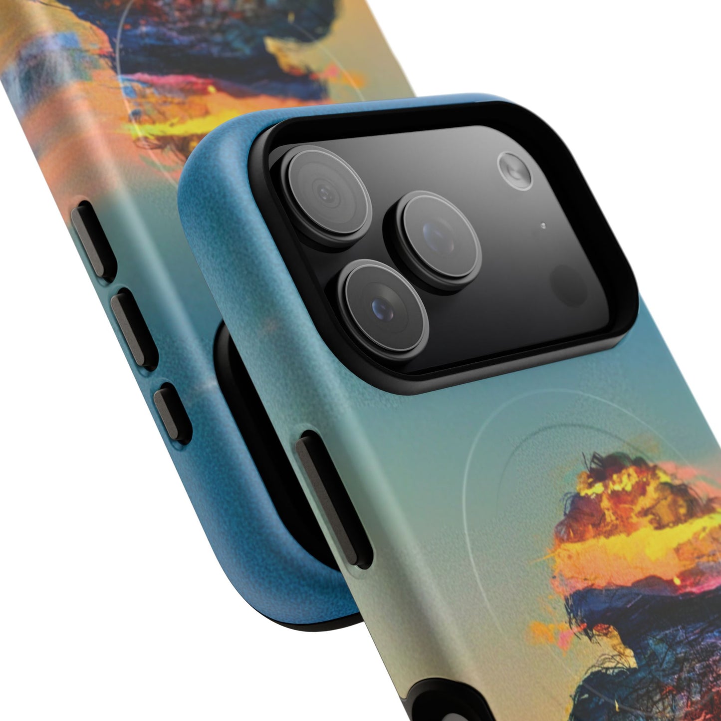 Abstract Sunset Silhouette Tough Magnetic Phone Case