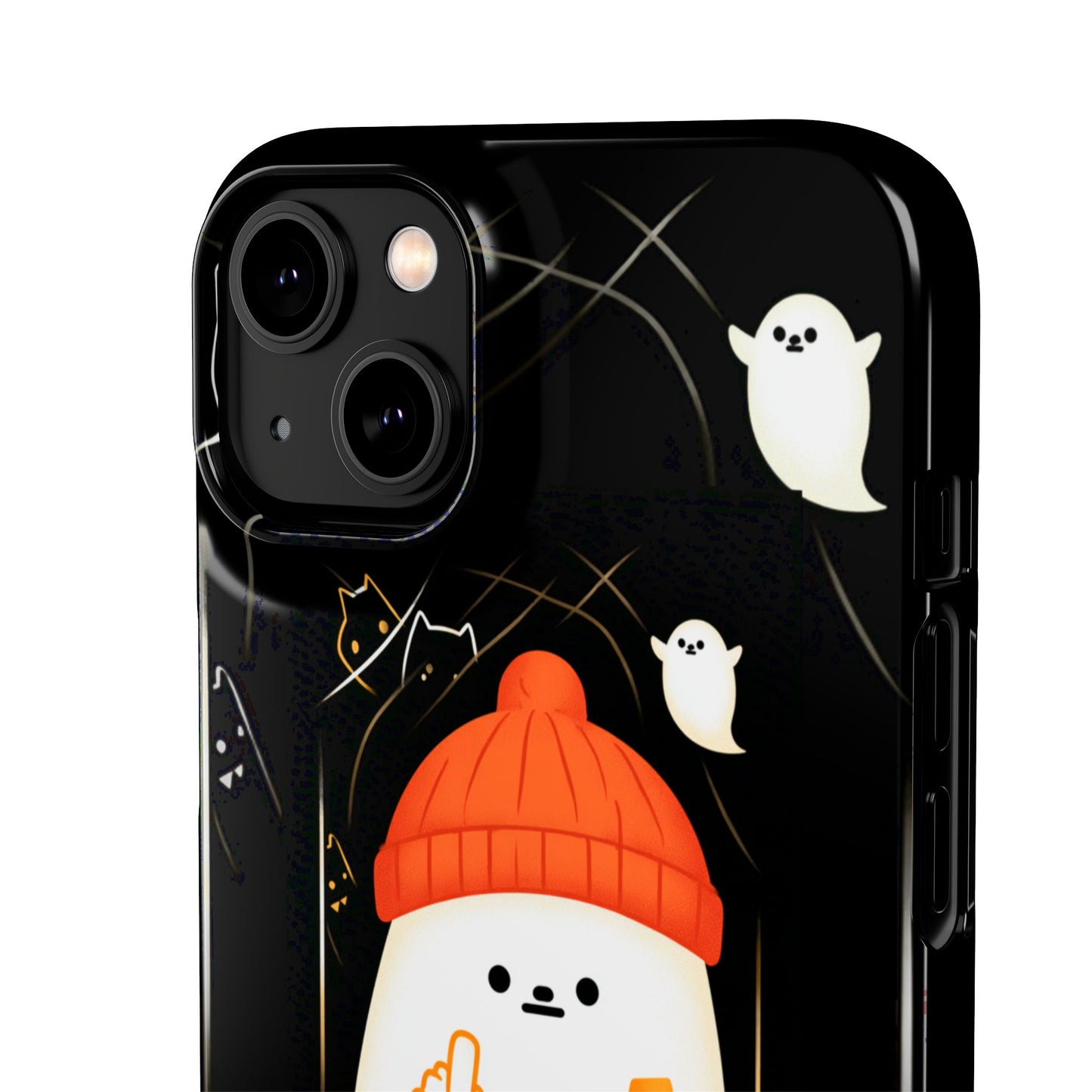 Spook You Halloween Ghost Snap Case Kawaii Protective Phone Cover for iPhone and Samsung
