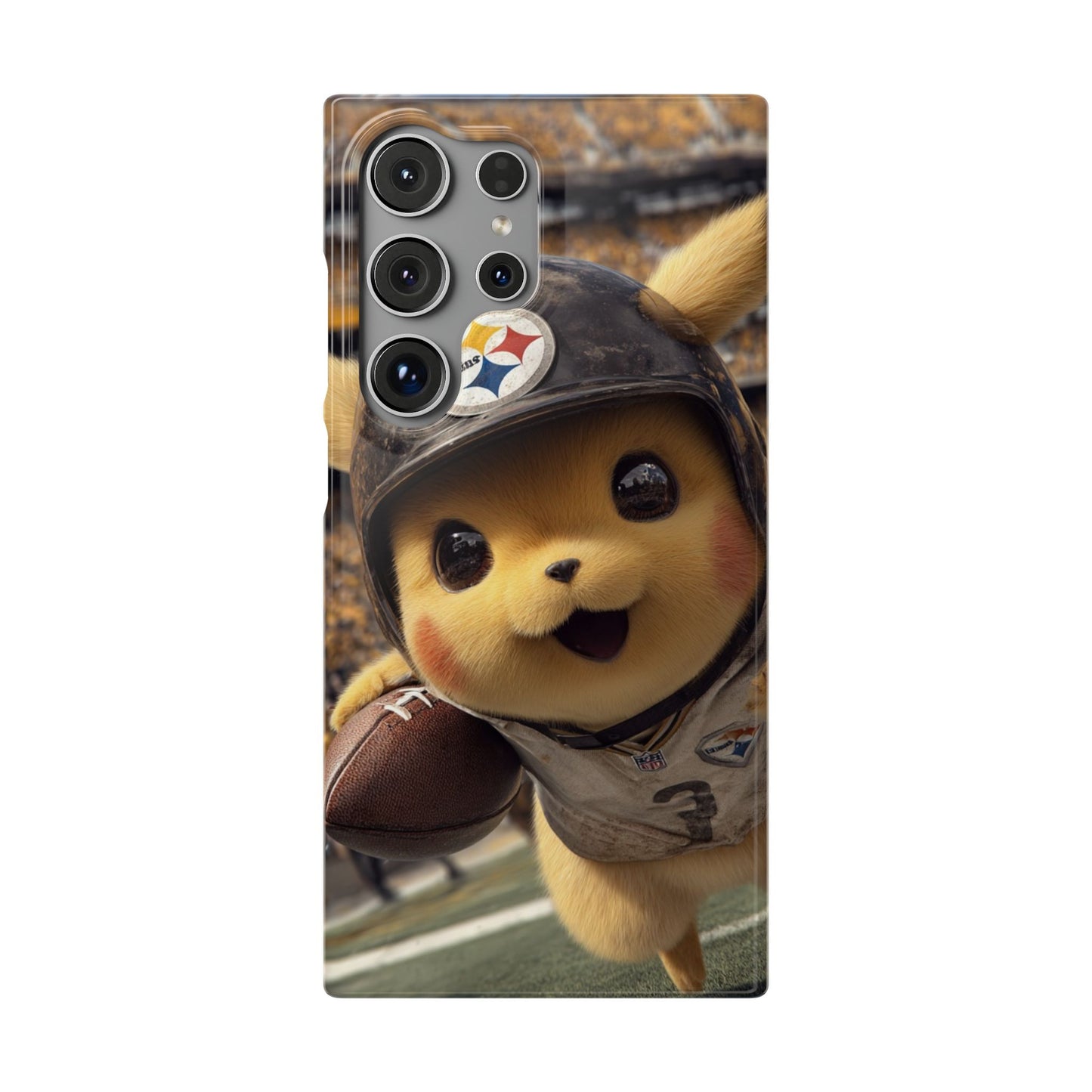 Fun Character Sports Snap Case, Phone Case, Fun Tech Accessory, Cute Gift for Gamers, Football Lovers, Kids.