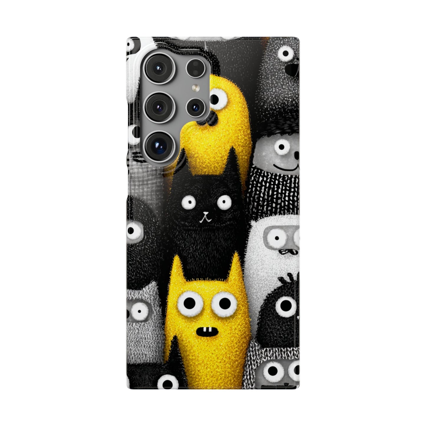 Colorful Character Snap Cases, Cute Phone Cover, Unique Gift for Kids, Fun Accessory, Perfect for Birthdays, Holidays