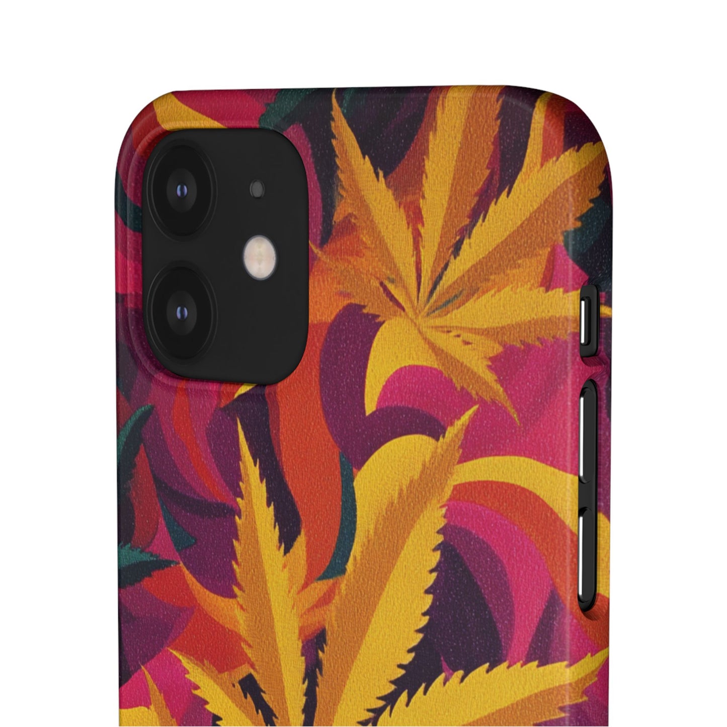 Autumn Vibe Cannabis Snap Case for IPhones and Samsungs Custom