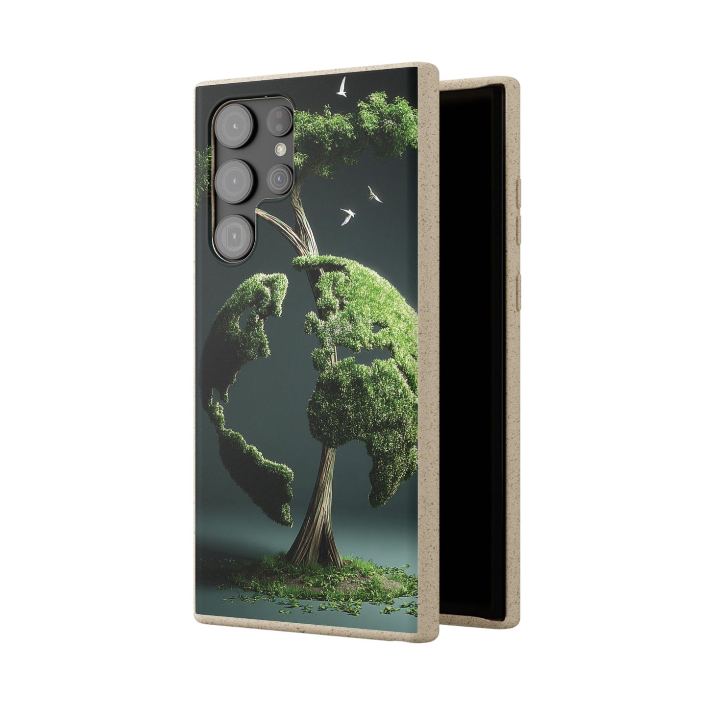Eco-Friendly Phone Case with Nature Design, Sustainable iPhone Cover, Biodegradable Cellphone Accessories, Green Earth Gift, Earth Day [...]