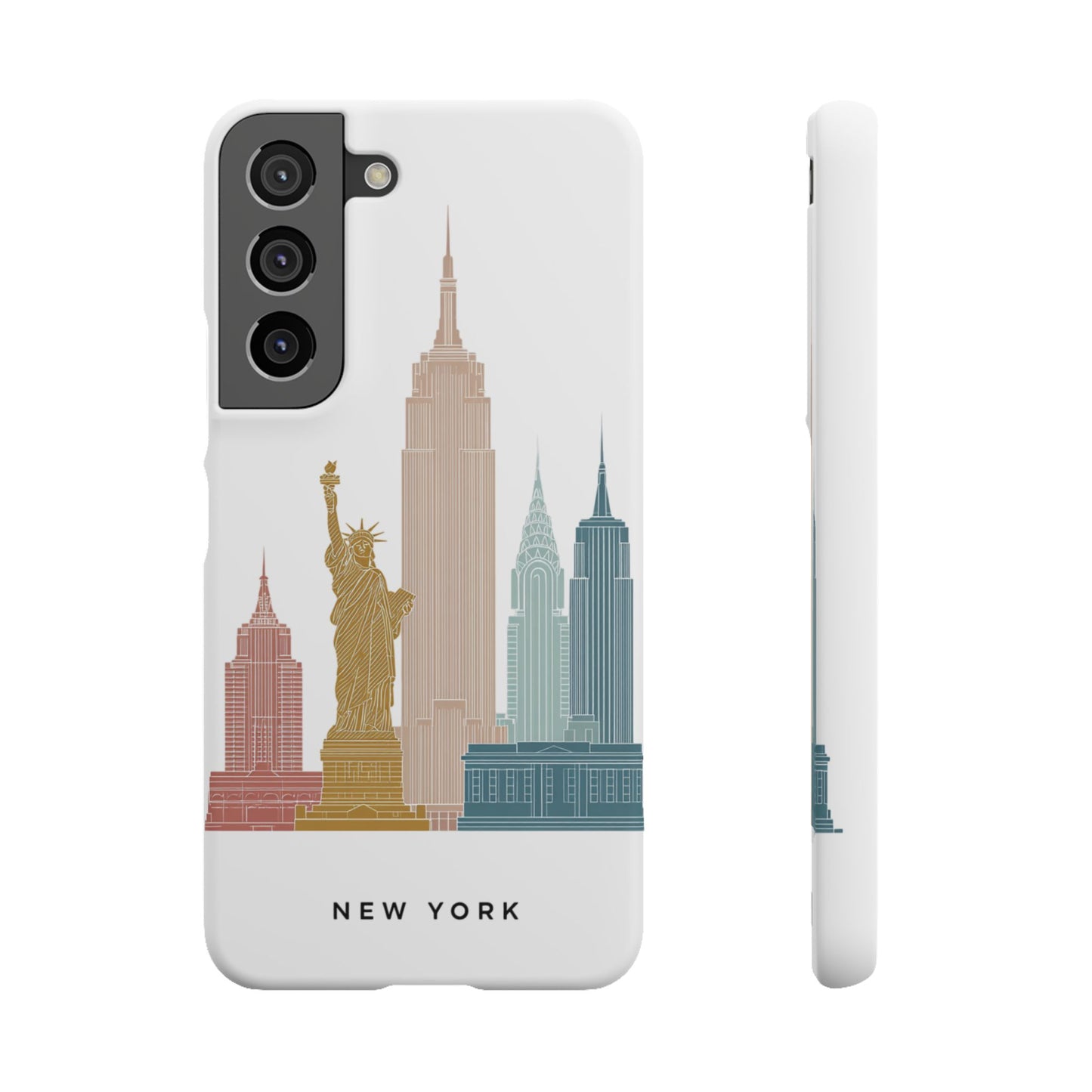 Stylish New York Snap Case, Urban Phone Cover, Cityscape Phone Case, Gift for Travelers, Trendy Protective Case
