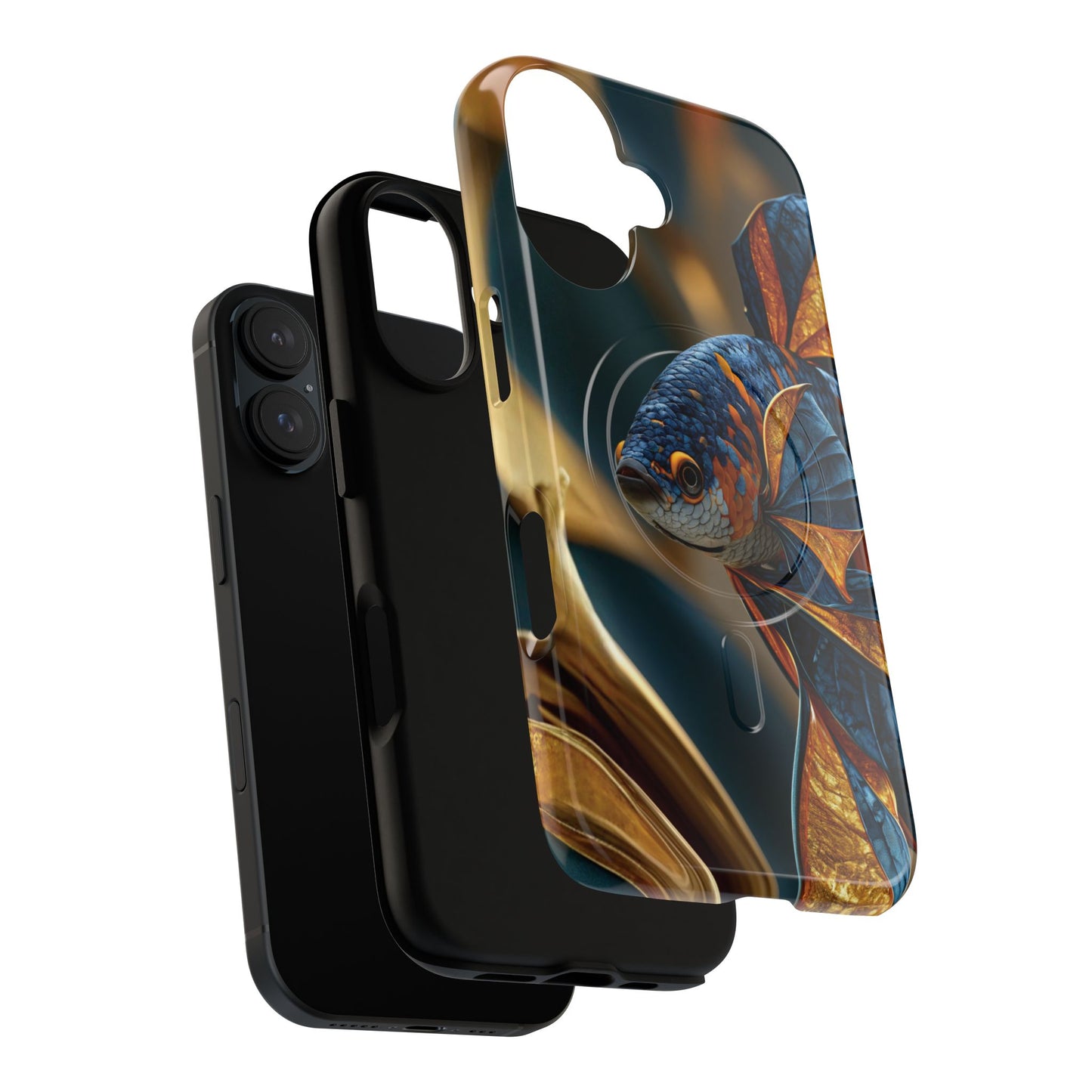 Koi Fish Tough Magnetic Phone Case — Protective Artistic Fish Design