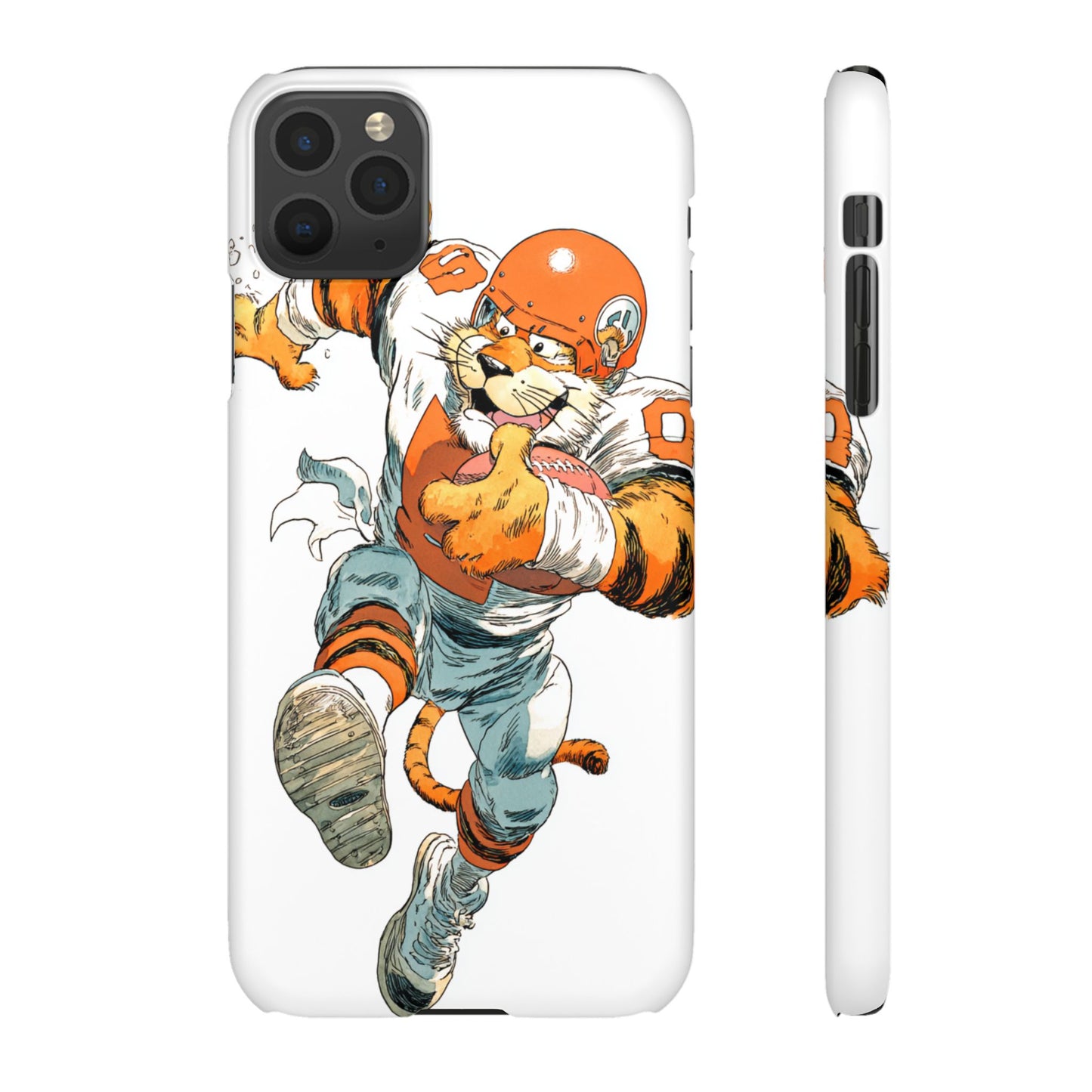 Cincinnati Bengals Snap Cases, Football Fans Phone Case, Tiger Cartoon Art Design, Football Lover Gift, Protective Phone Cover