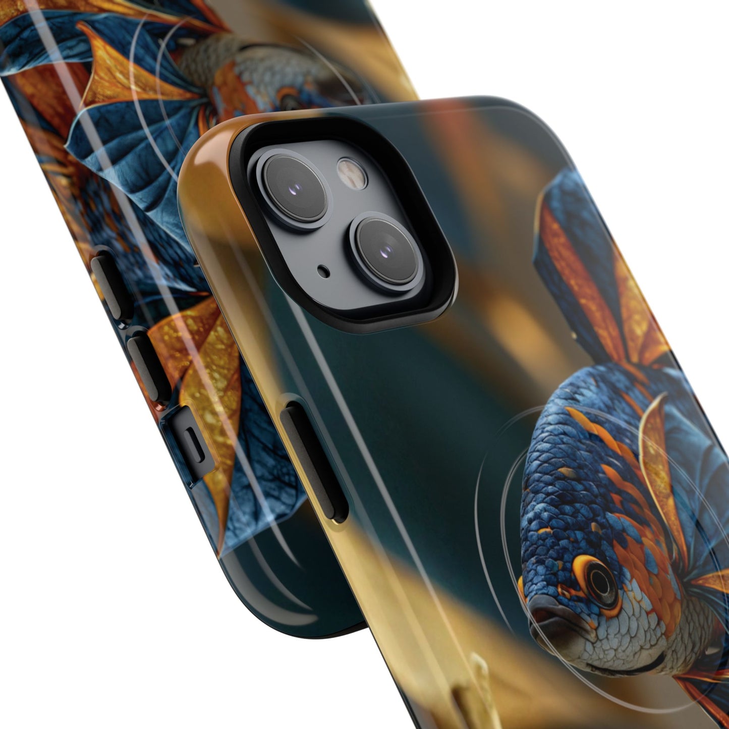 Koi Fish Tough Magnetic Phone Case — Protective Artistic Fish Design