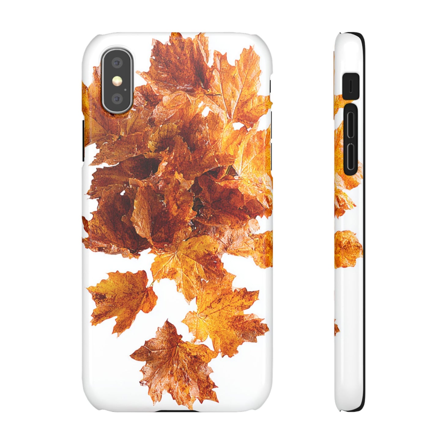 Autumn Leaf Phone Case | Fall Snap Cases, Phone Accessories, Nature Lover Gift, Seasonal Decor, Cozy Fall Vibes