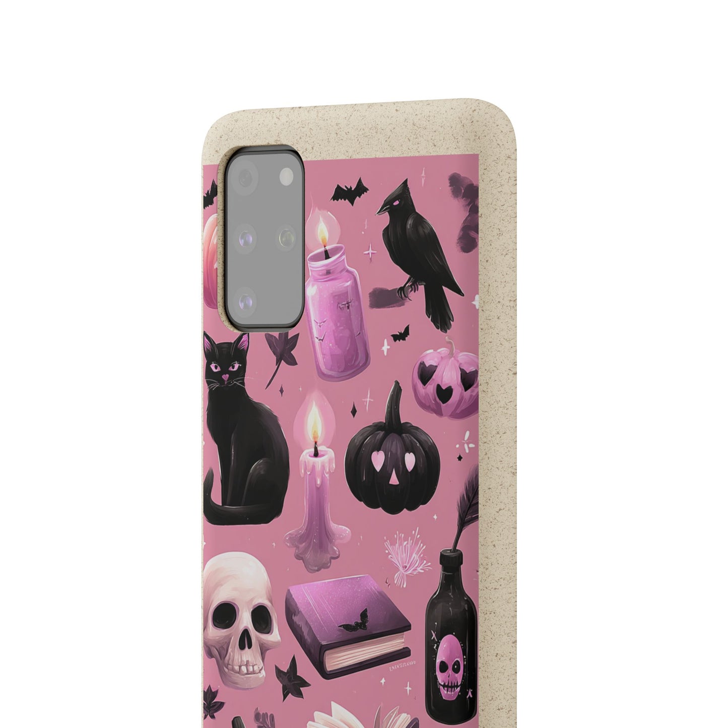Halloween-Inspired Biodegradable Phone Case, Eco-Friendly Cell Phone Cover, Cute Goth Aesthetic Gift, Sustainable Halloween Decor, [...]