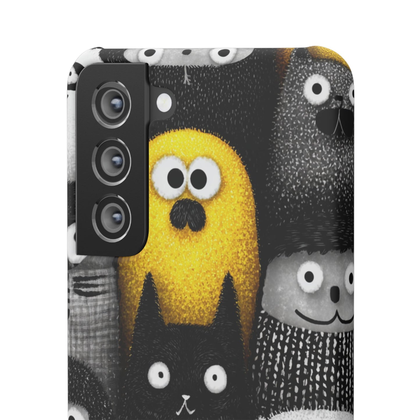 Colorful Character Snap Cases, Cute Phone Cover, Unique Gift for Kids, Fun Accessory, Perfect for Birthdays, Holidays