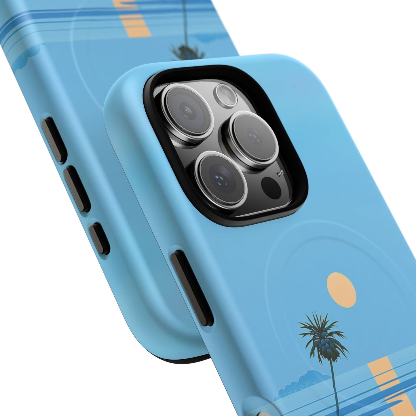 Tough Magnetic Case — Minimal Sunset Palm Phone Cover
