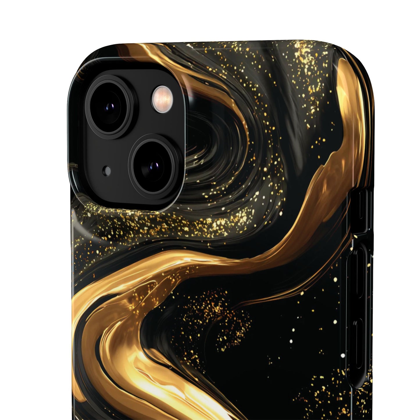 Elegant Gold Swirl Snap Case - Stylish Phone Cover, Modern Accessory, Gift for Her, Luxe Phone Case, Trendy Decor