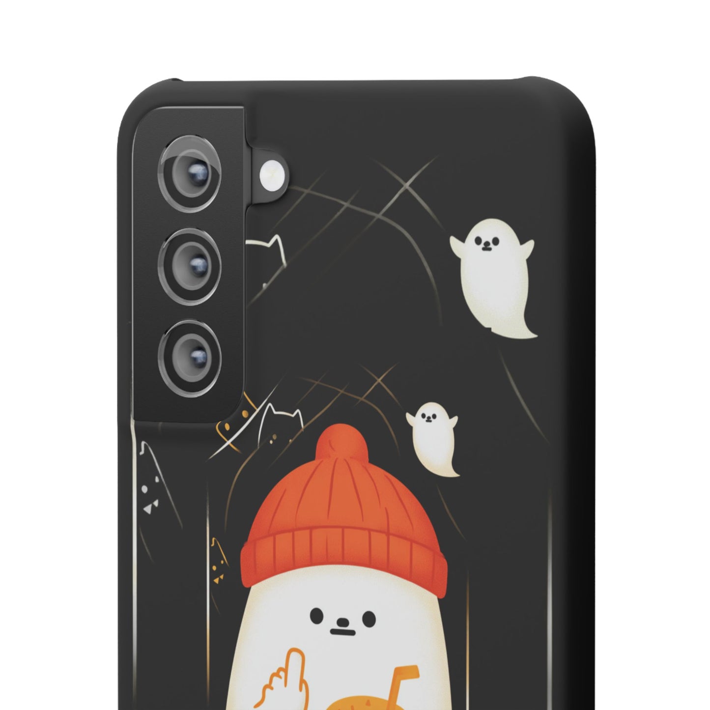 Spook You Halloween Ghost Snap Case Kawaii Protective Phone Cover for iPhone and Samsung