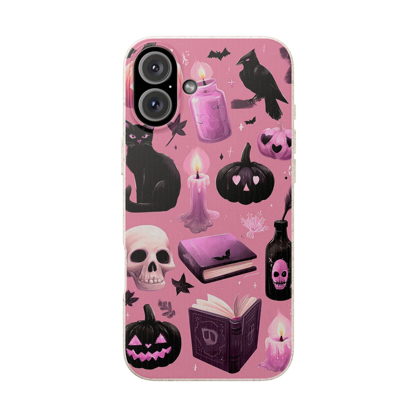 Halloween-Inspired Biodegradable Phone Case, Eco-Friendly Cell Phone Cover, Cute Goth Aesthetic Gift, Sustainable Halloween Decor, [...]