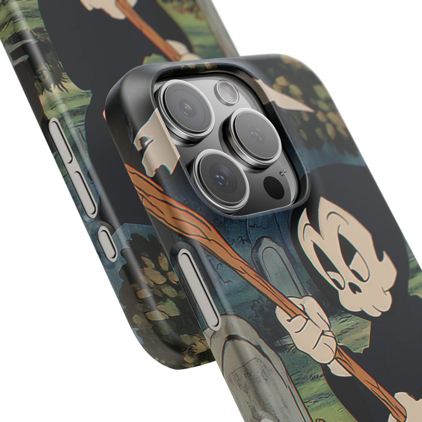 Grim Reaper Snap Case, Halloween Phone Case, Cute Death Phone Cover, Spooky Accessories, Unique Phone Protector
