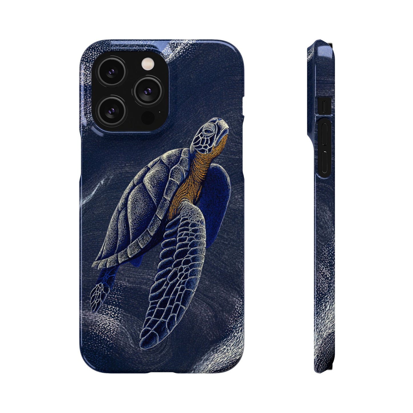 Marine Turtle Snap Case for Nature Lovers Phone Covers For Iphones and Samsungs Customization