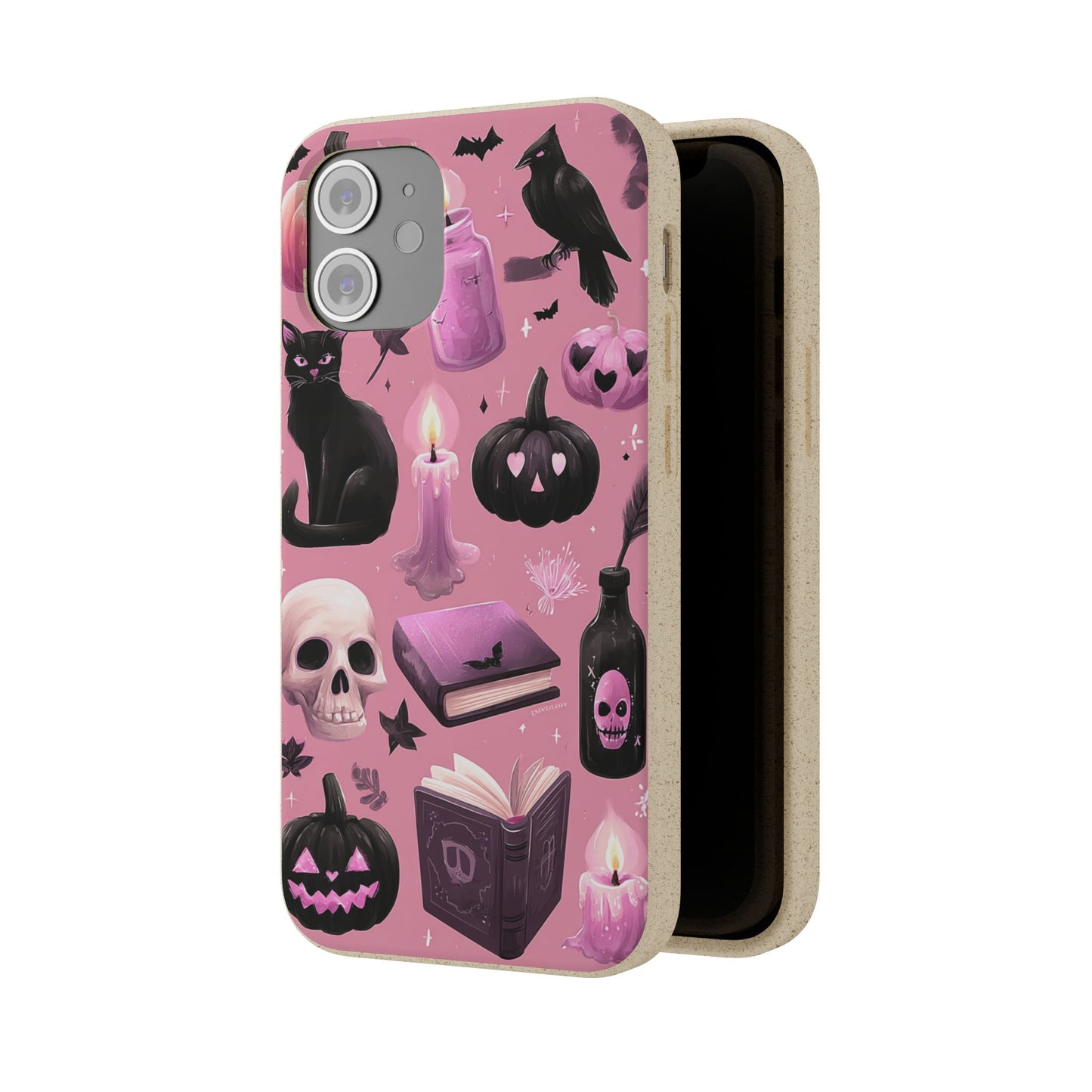 Halloween-Inspired Biodegradable Phone Case, Eco-Friendly Cell Phone Cover, Cute Goth Aesthetic Gift, Sustainable Halloween Decor, [...]