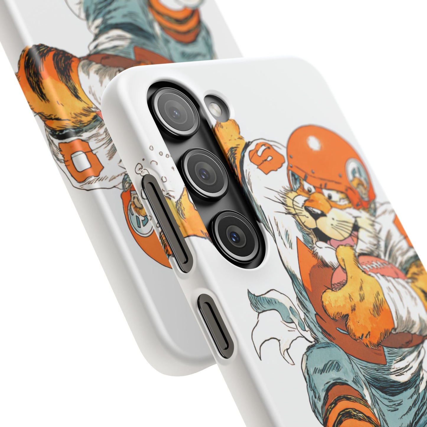 Cincinnati Bengals Snap Cases, Football Fans Phone Case, Tiger Cartoon Art Design, Football Lover Gift, Protective Phone Cover