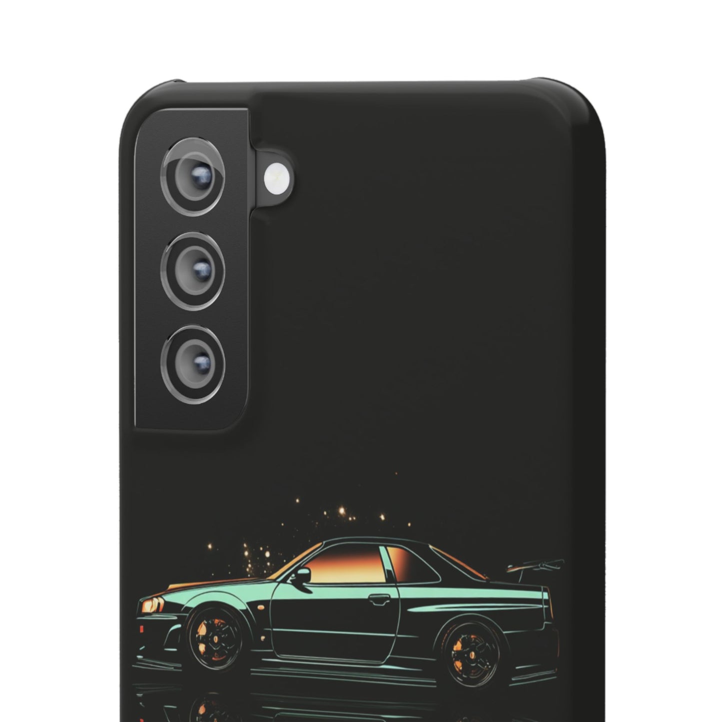 Green Skyleine R34 GTR Art Snap Case and Protective Phone Cover For iPhone and Samsung